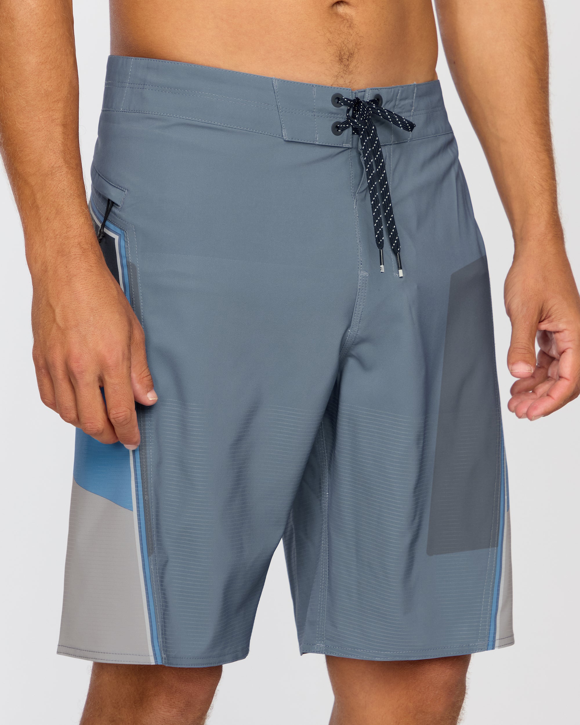 Straddie Airlite 20" Boardshorts - Steel Blue
