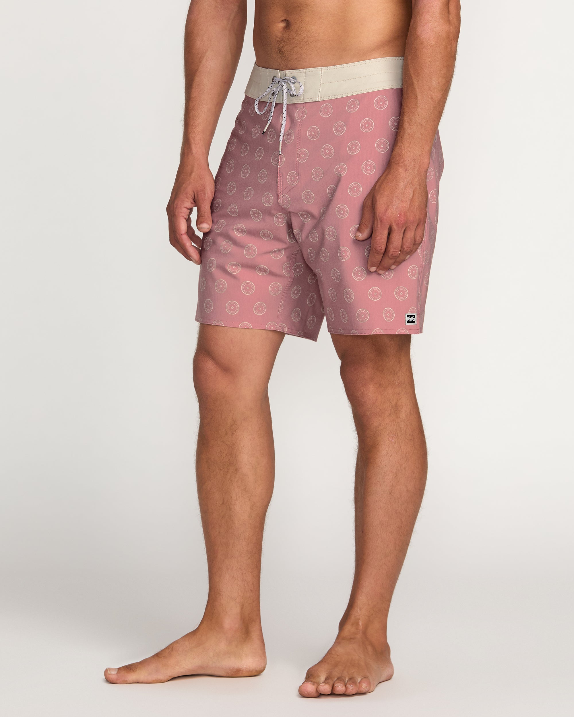 Good Times Pro Performance 18" Boardshorts - Dusty Rose