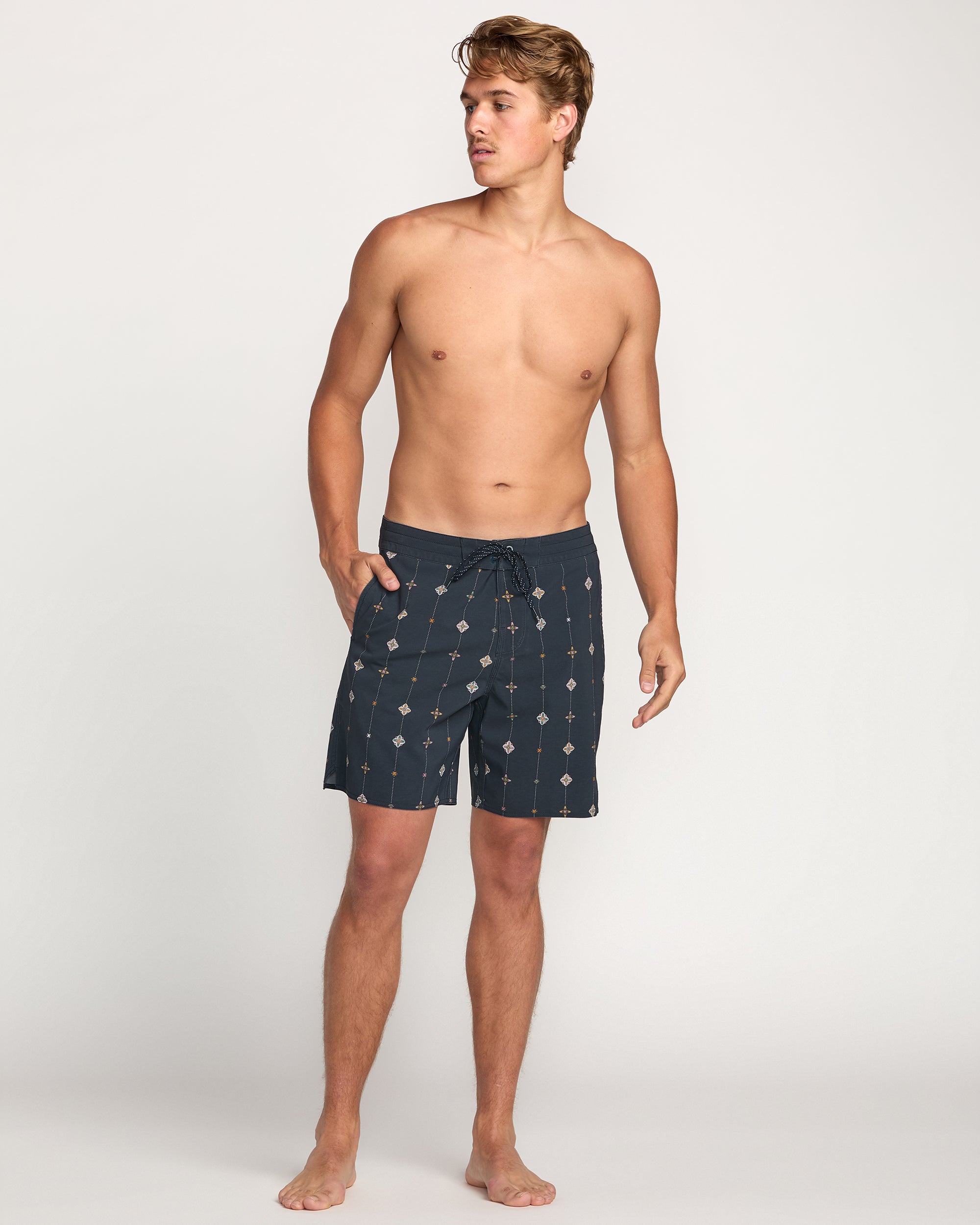Good Times Lo Tide 18" Boardshorts - Navy