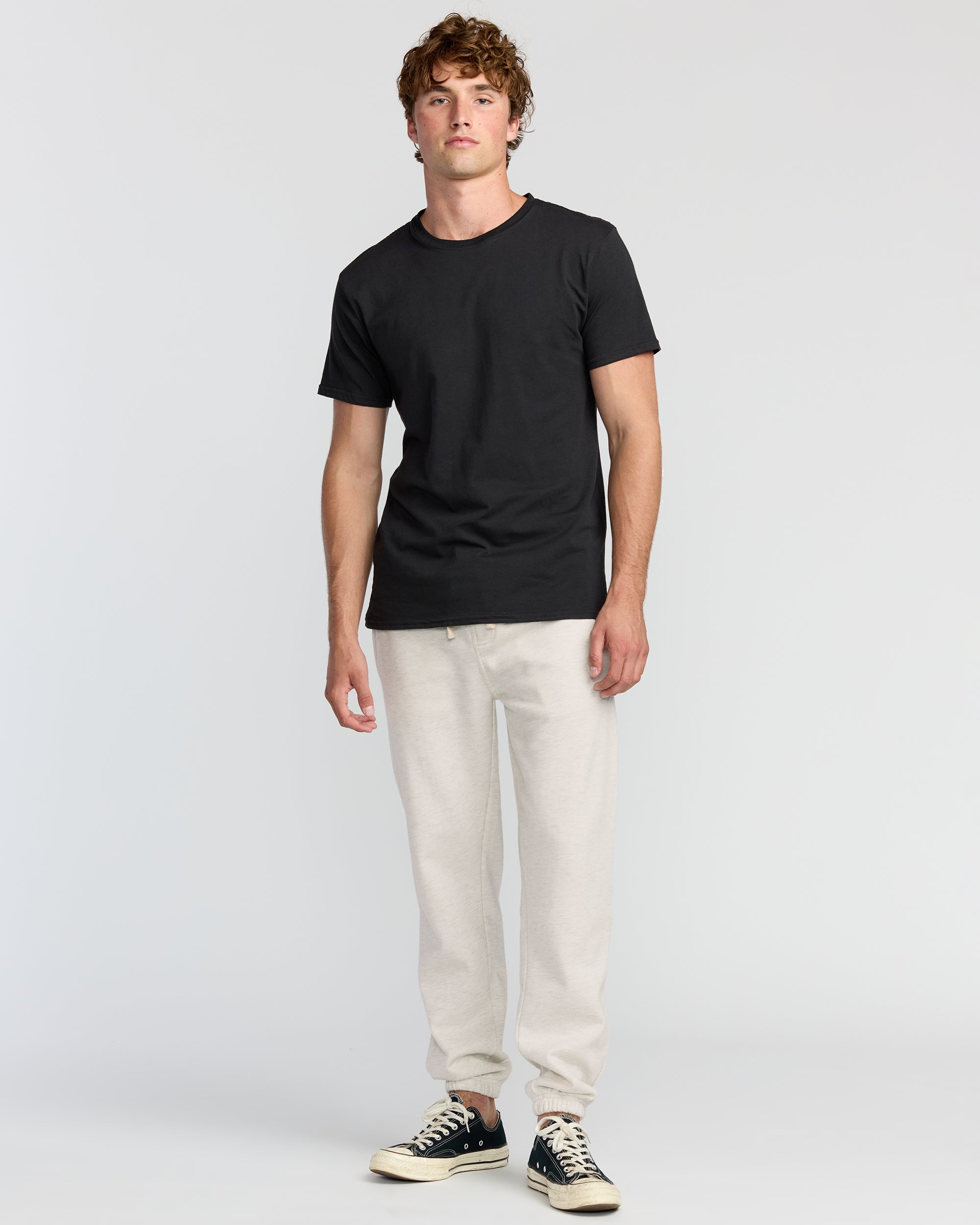 All Day Joggers - Lt Grey Htr