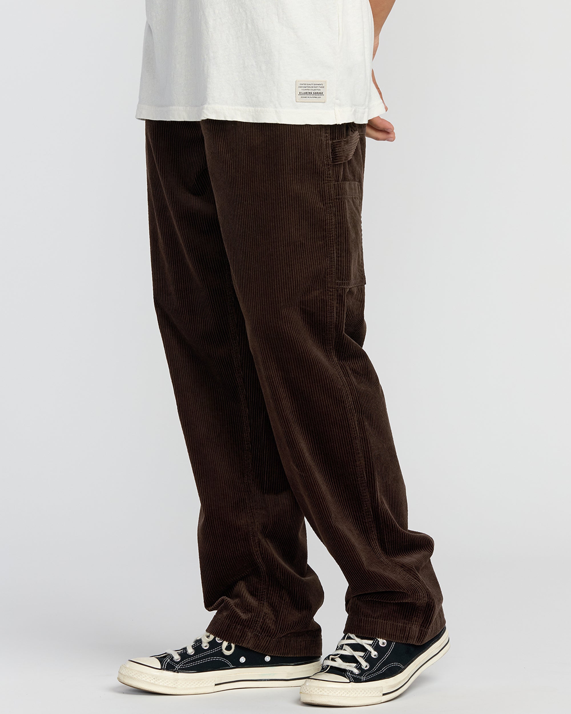 Larry Cord Garage Pants - Chocolate