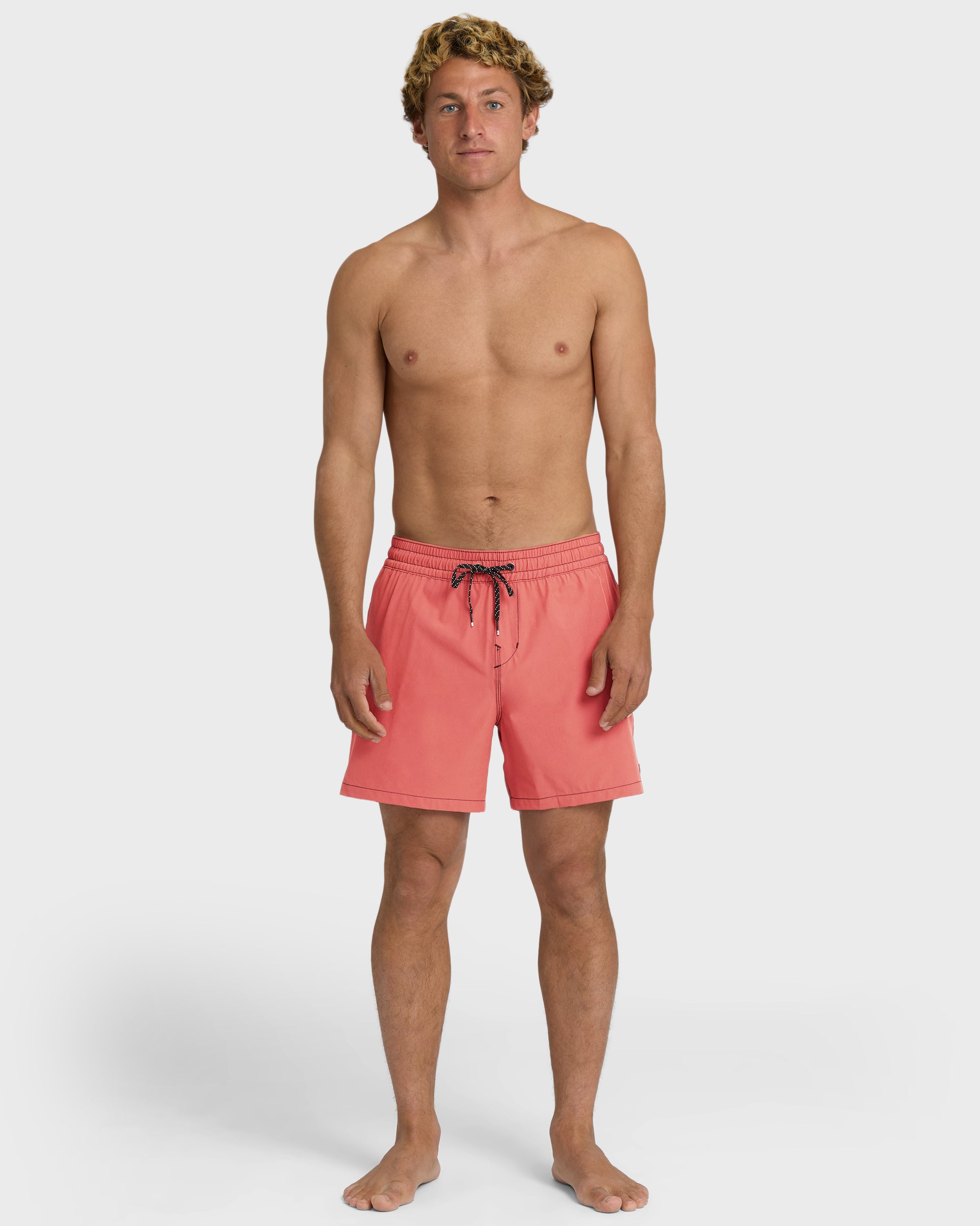 Lineup Solid Layback 16" Trunks - Bright Pink