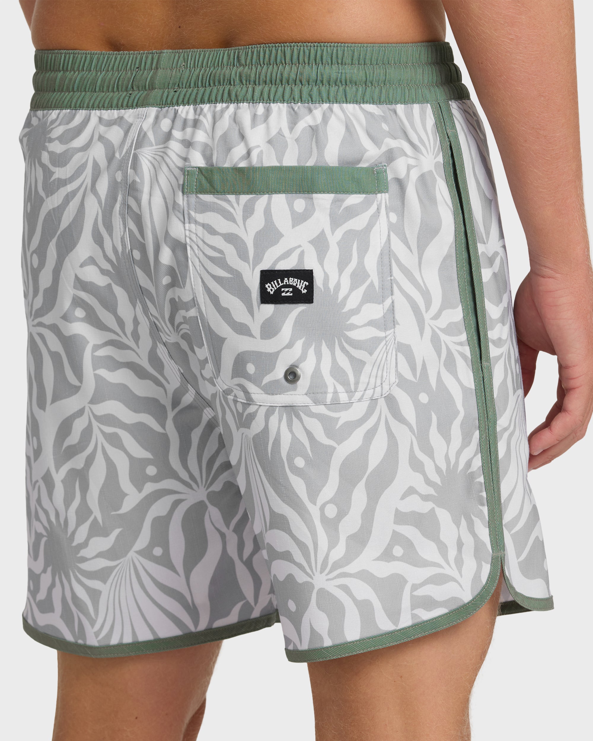 Seventy Three Layback 16" Trunks - Alloy