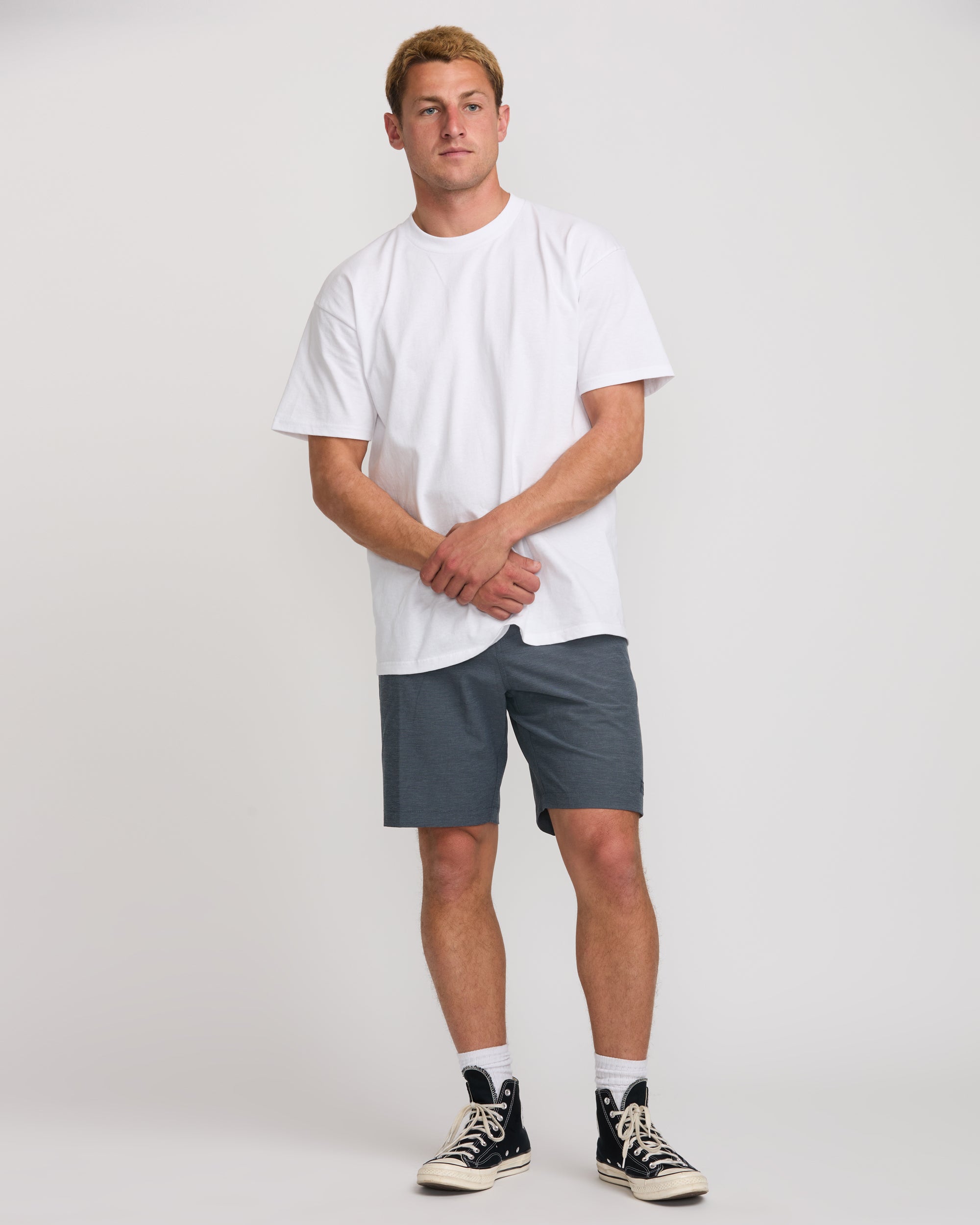 Crossfire Submersible 19" Hybrid Shorts - Navy