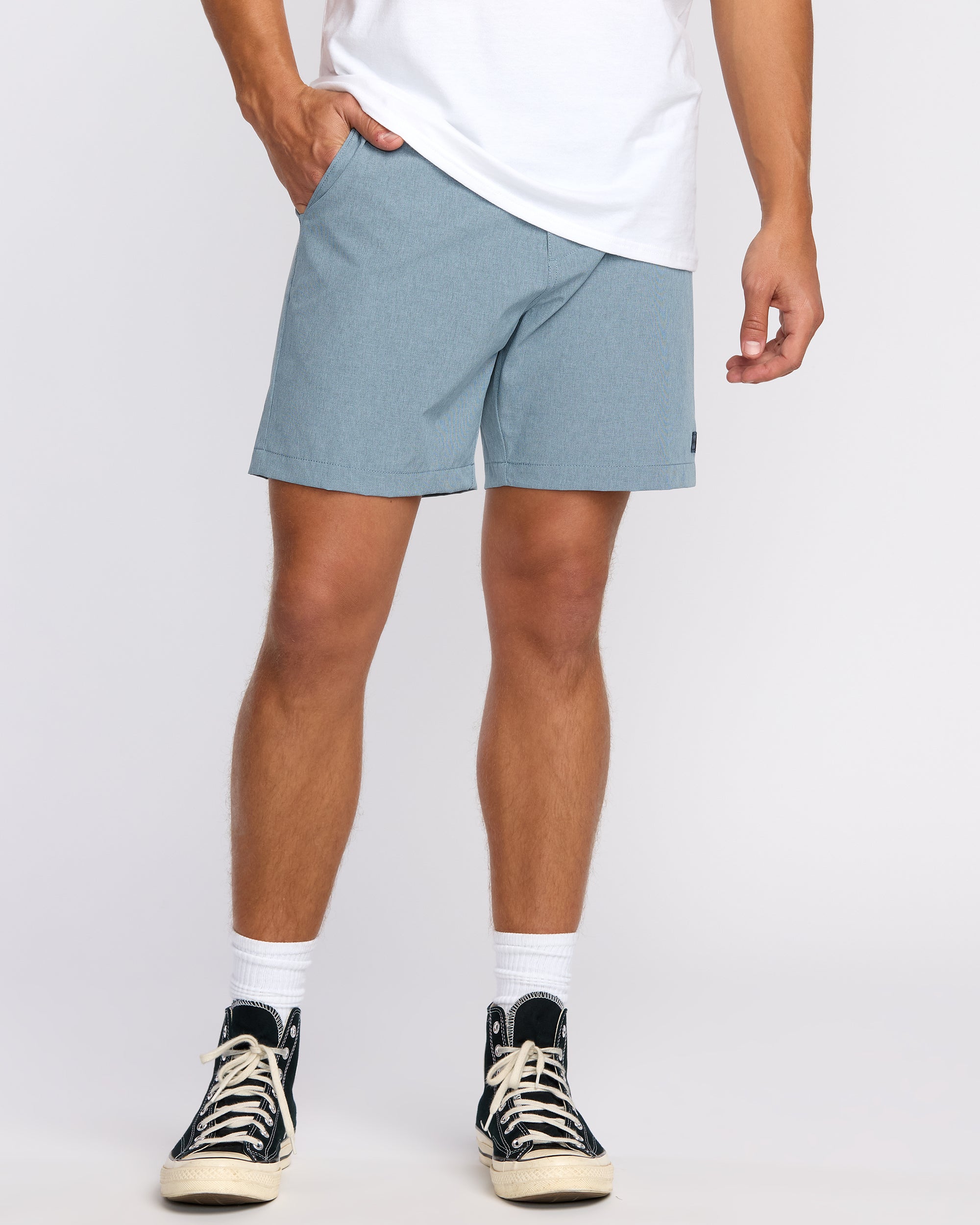 Crossfire Submersible 17" Hybrid Shorts - Slate Blue