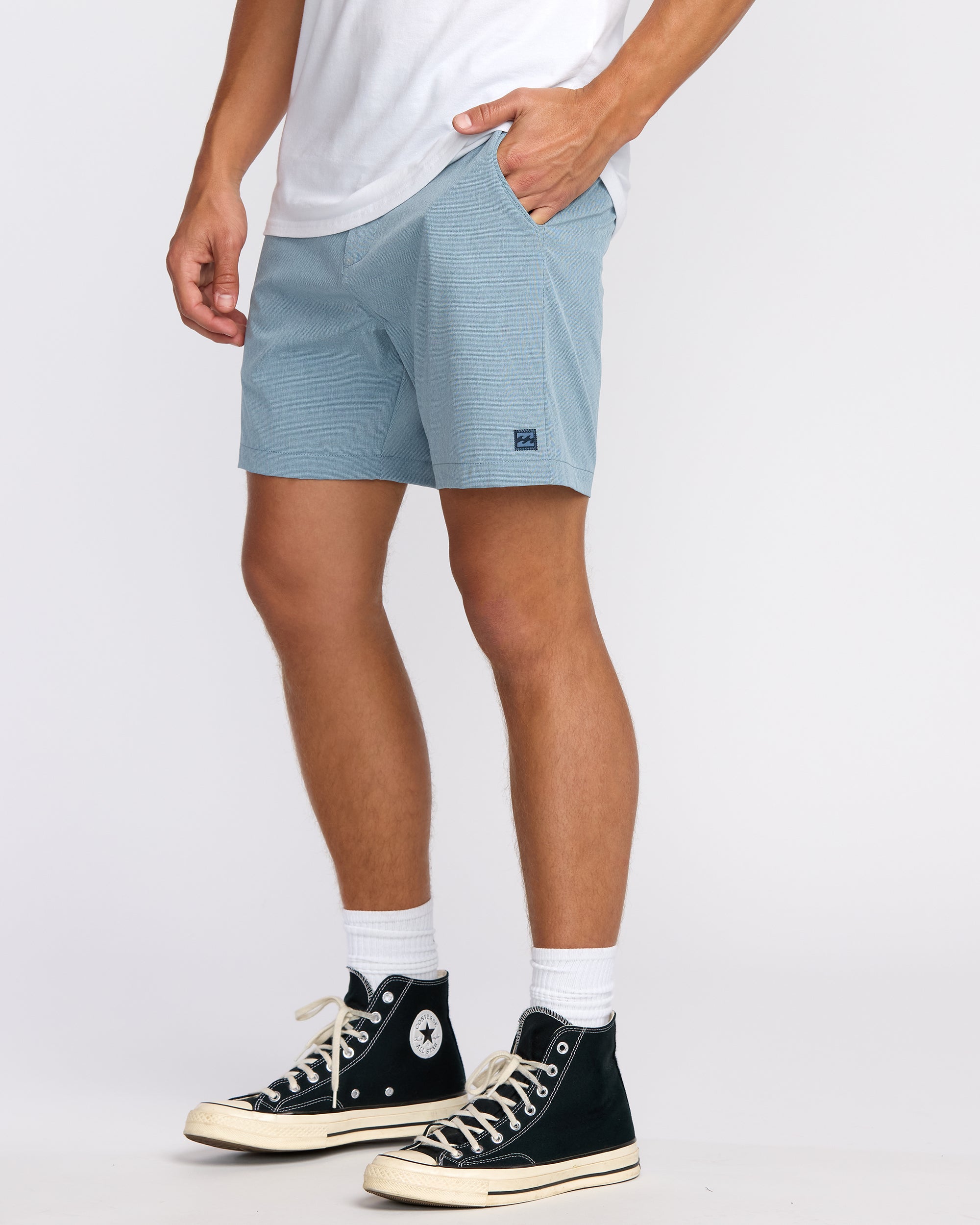 Crossfire Submersible 17" Hybrid Shorts - Slate Blue