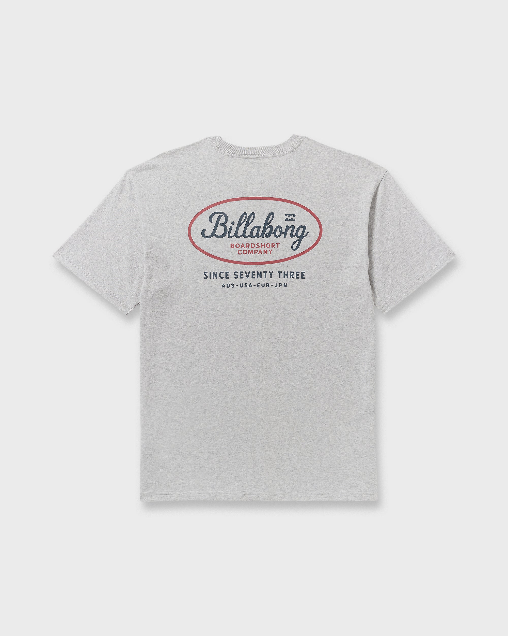 Walled Regular Short Sleeve T-Shirt - Lt Grey Htr