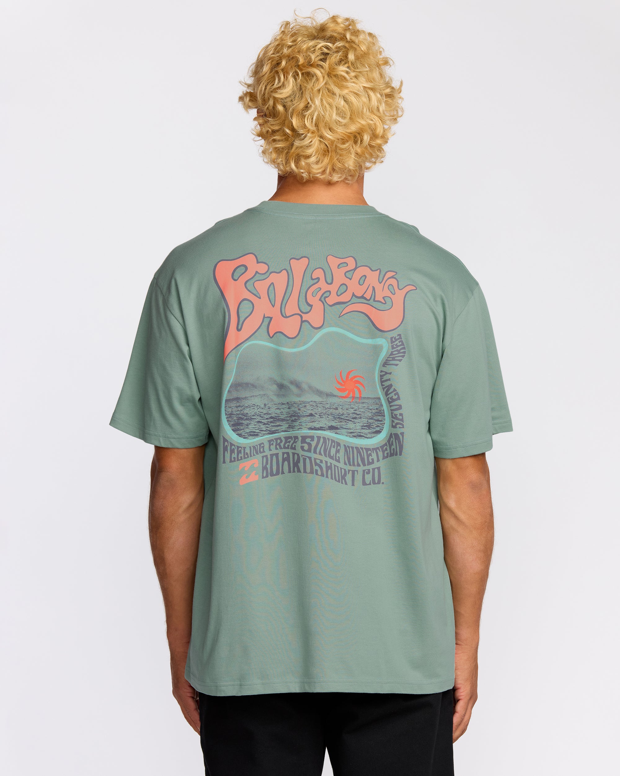 Morning Haze Regular Short Sleeve T-Shirt - Mineral Blue
