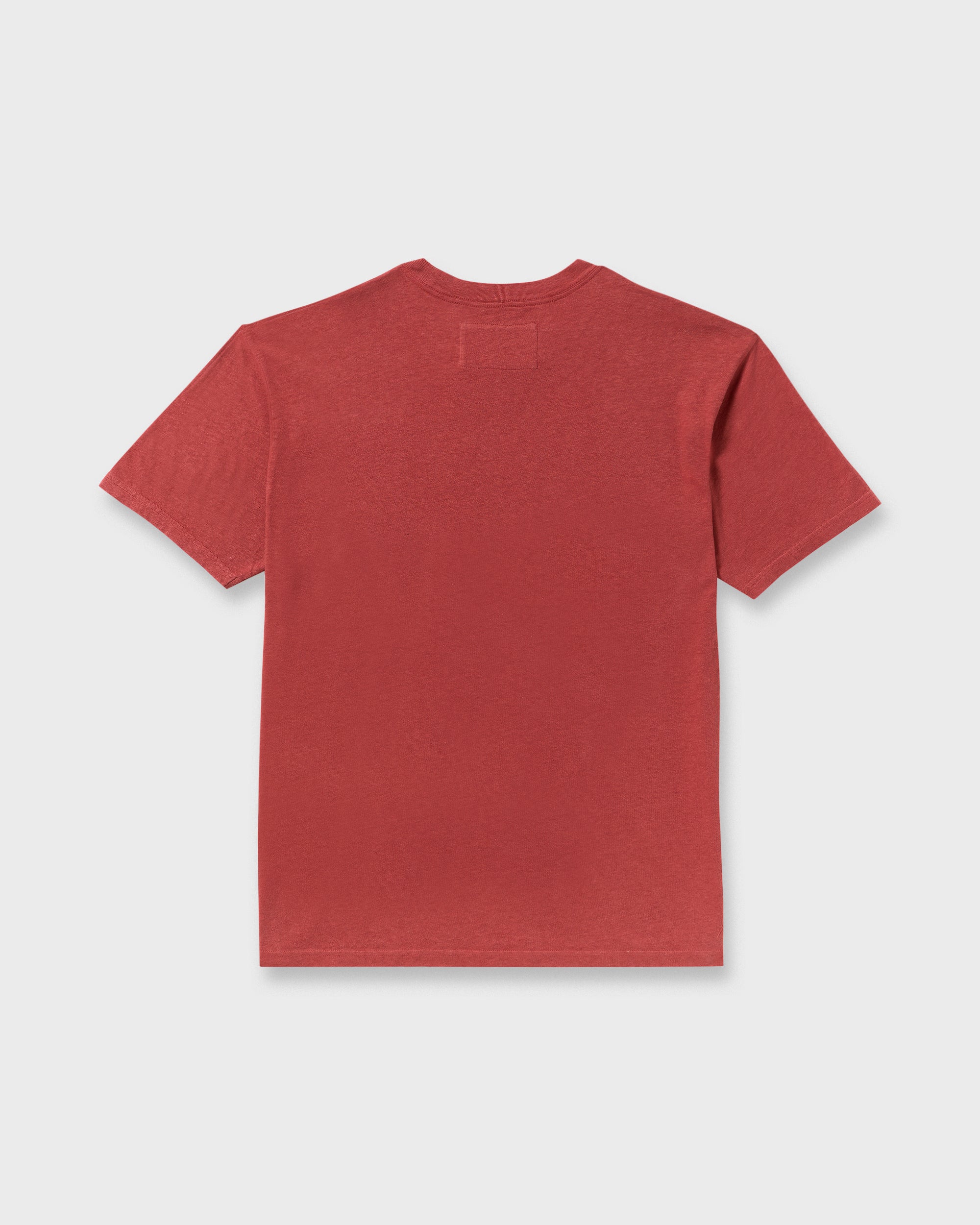 The Label Garage Regular Short Sleeve T-Shirt - Burnt Red