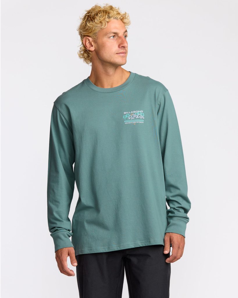 Coastal Range A/Div Long Sleeve T-Shirt - Sea Blue