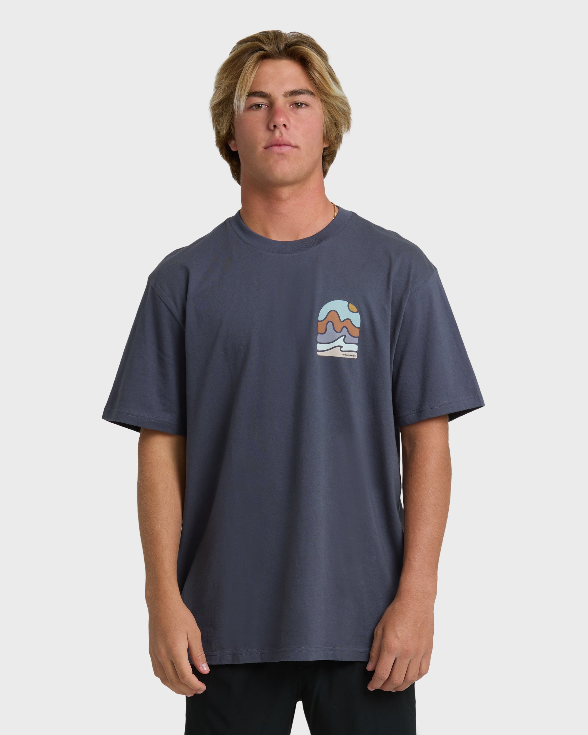 Sun Down Adiv Premium Short Sleeve T-Shirt - Graystone