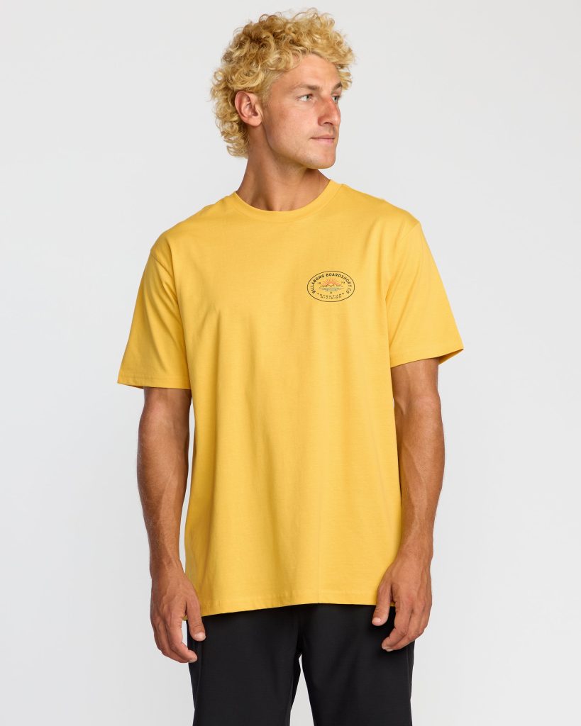 Sierras A/Div Short Sleeve T-Shirt - Dust Yellow