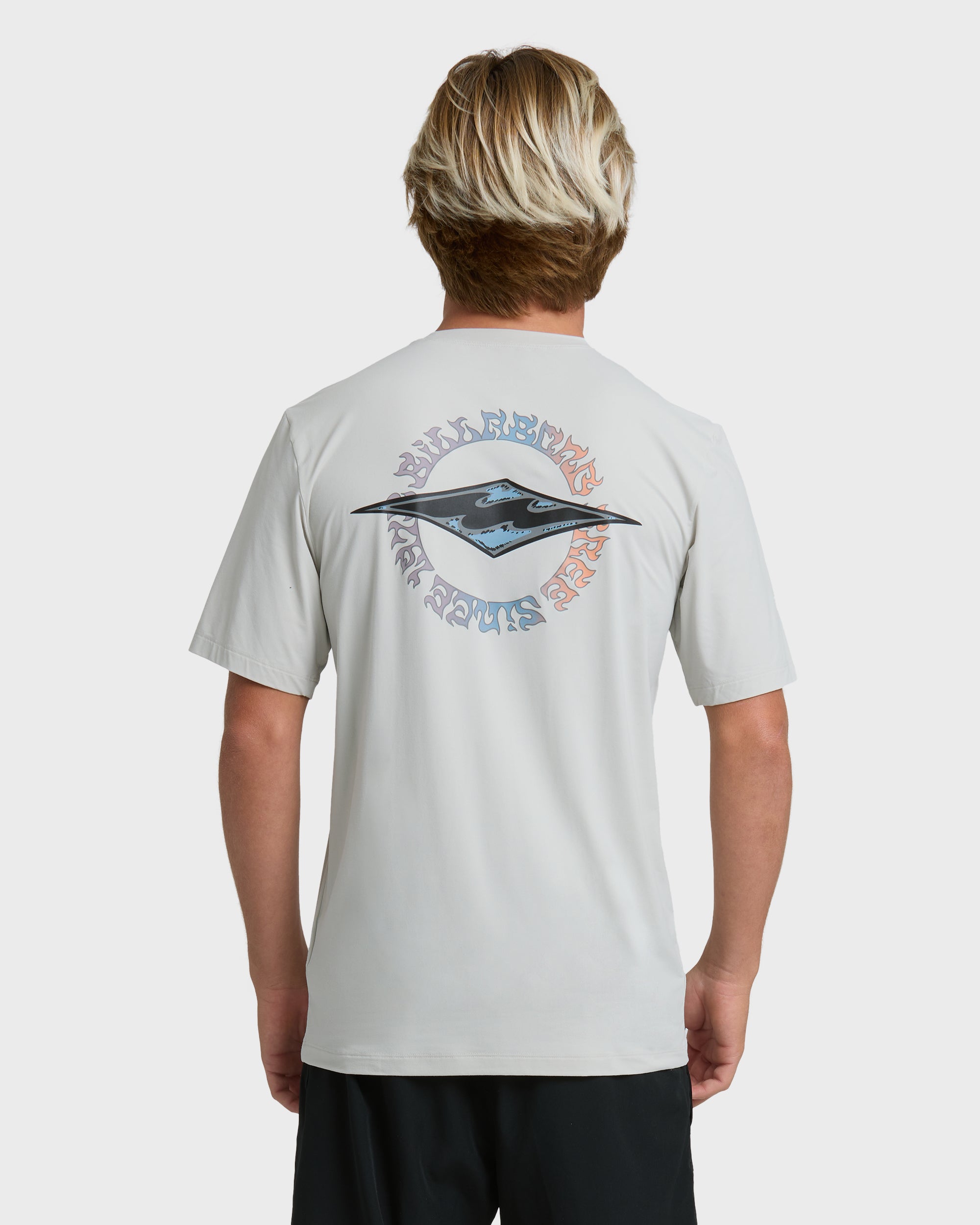 Hollow Diamond Loose Fit UPF 50 Short Sleeve Surf Tee