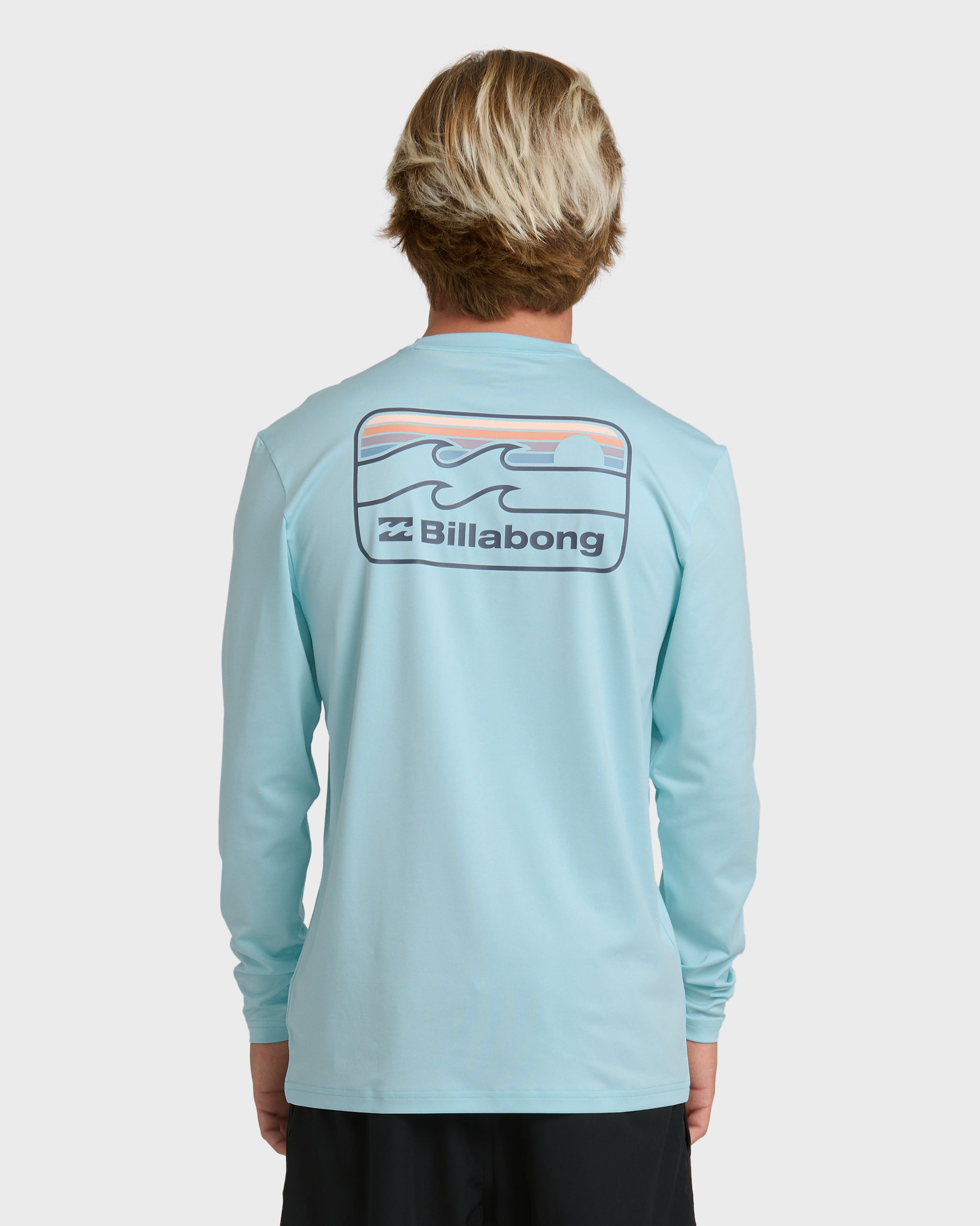 Runner UPF 50 Long Sleeve Surf Tee - Blue Heather