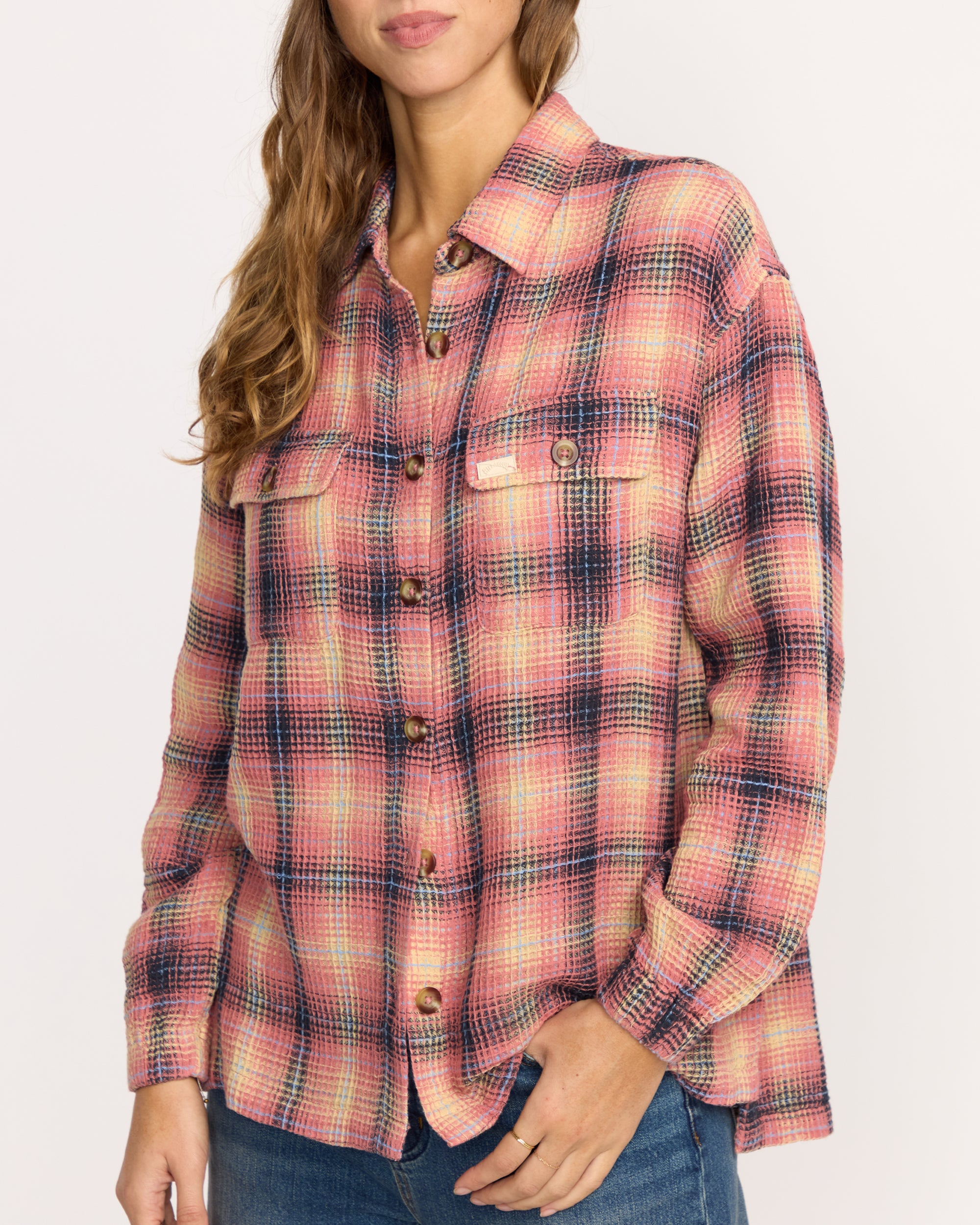 Big Bear Long Sleeve Shirt - Mountain Rose