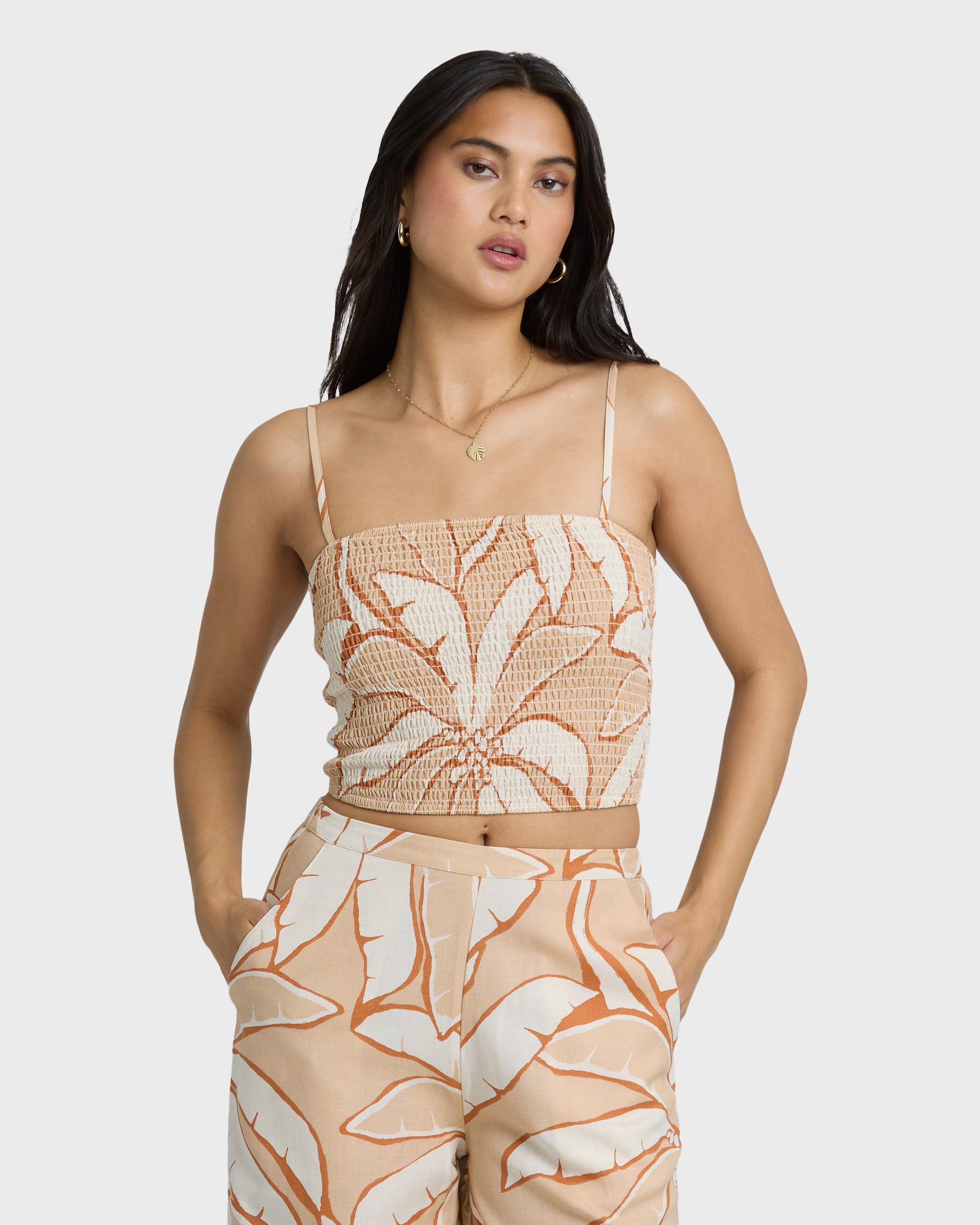 Tropic Breeze Woven Tank