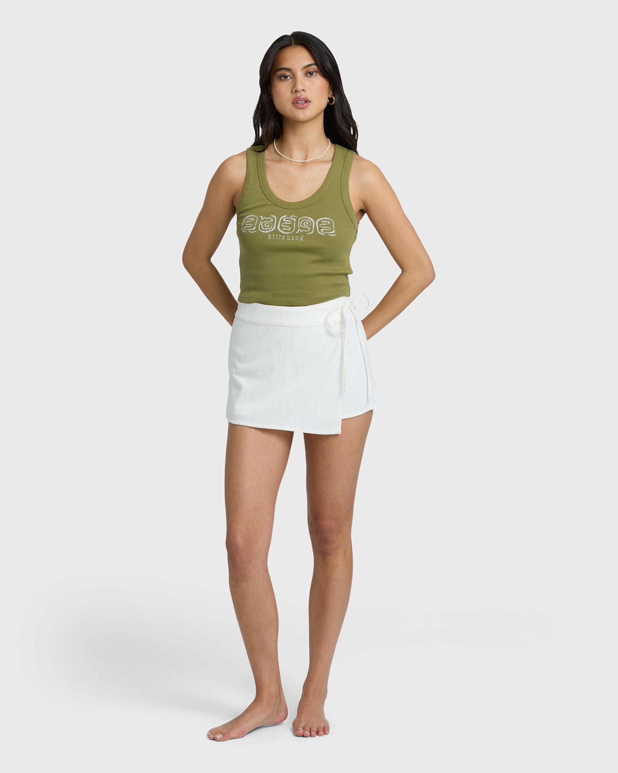 Your Crush Skort - Salt Crystal