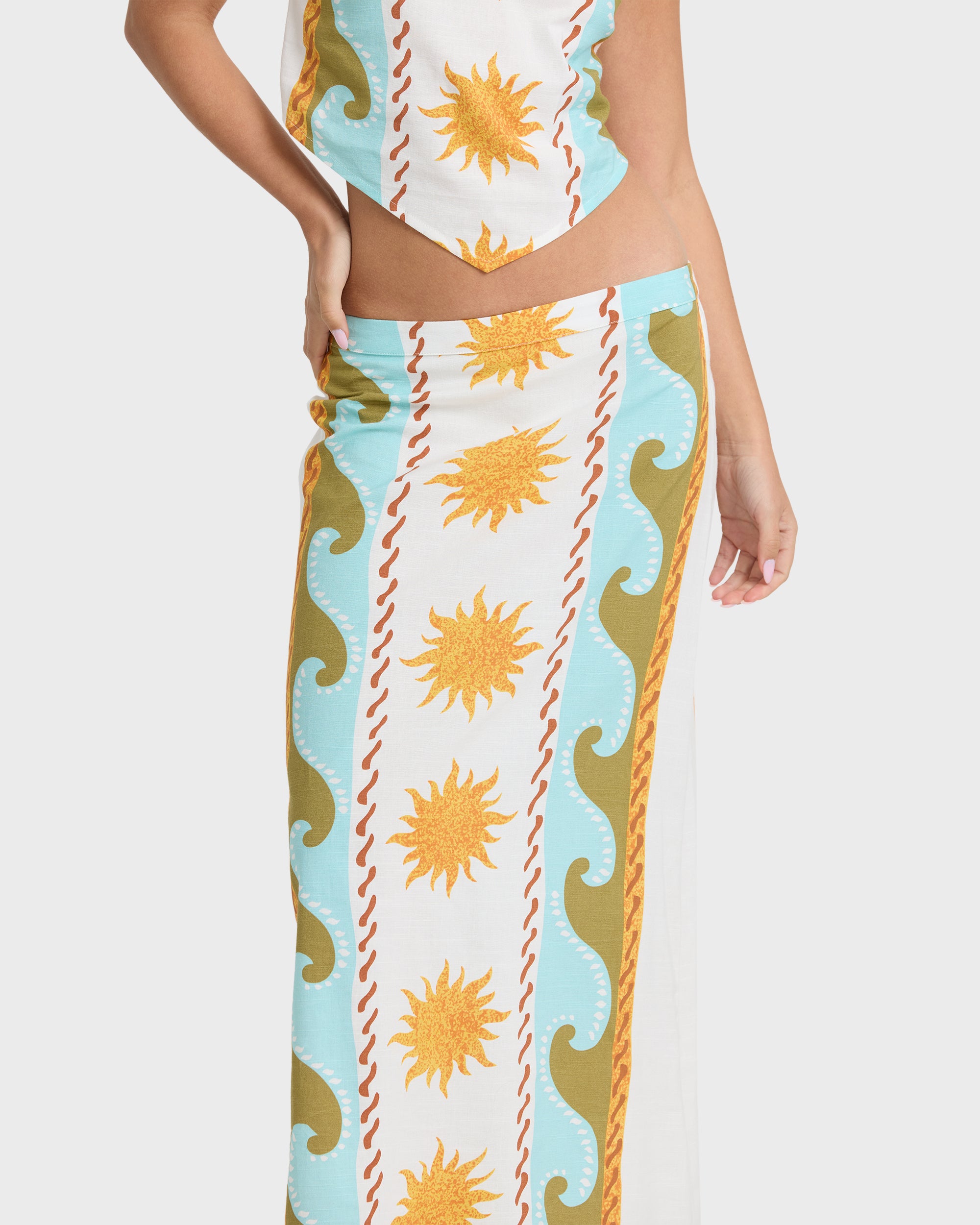 Tides Call Midi Skirt