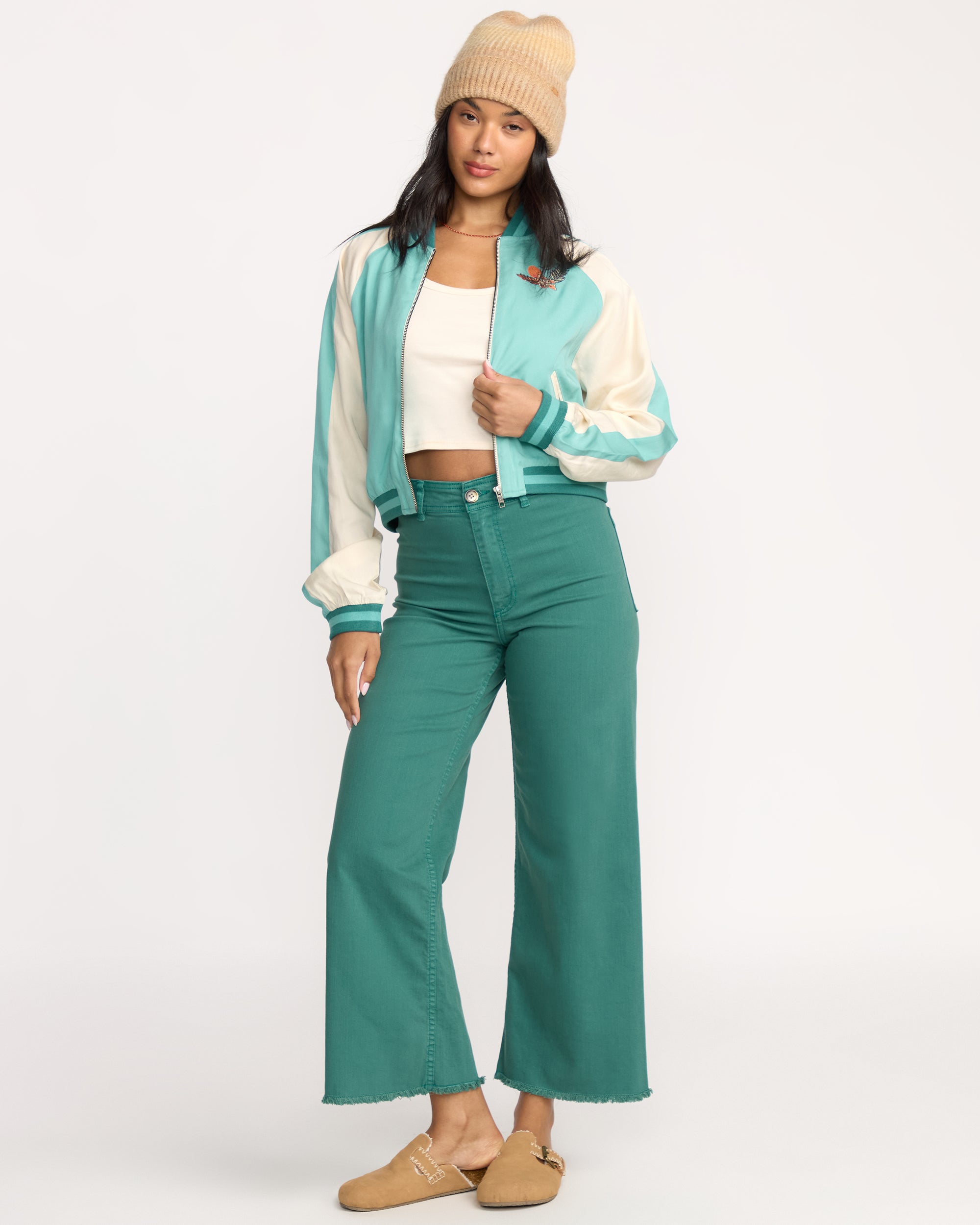 Dream Vacation Souvenir Jacket - Misty Blue