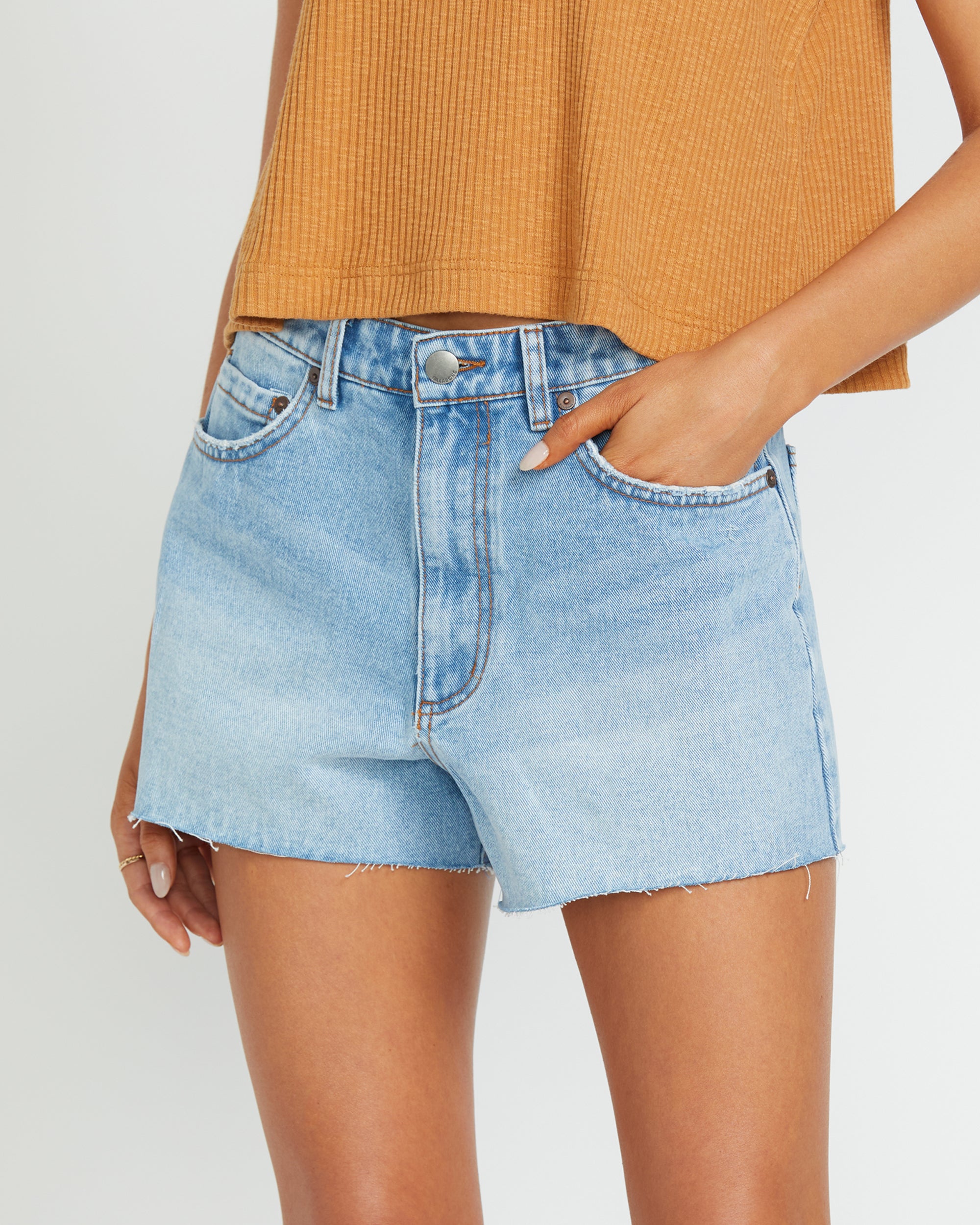 High Tides Denim Shorts - Surf Spray