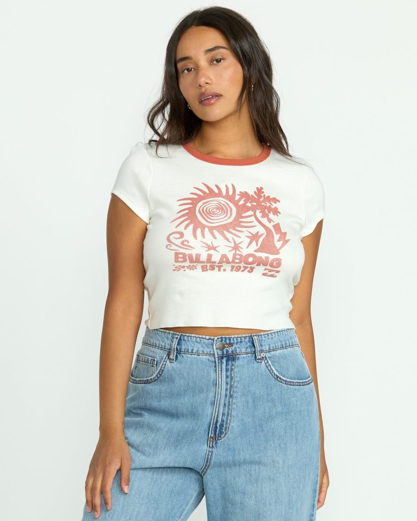 Electric Feeling Tee - Salt Crystal