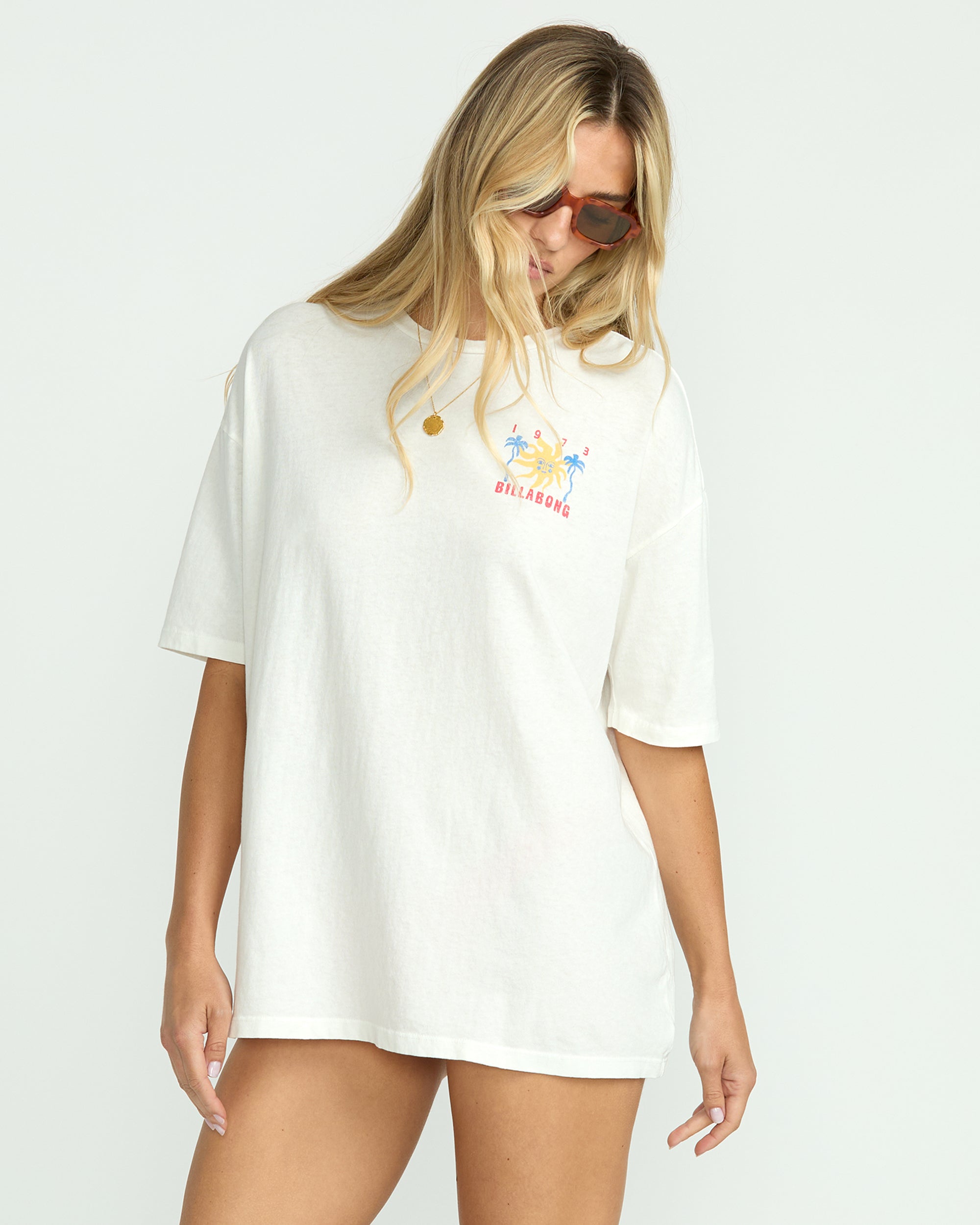 Hot Haze Tee - Salt Crystal