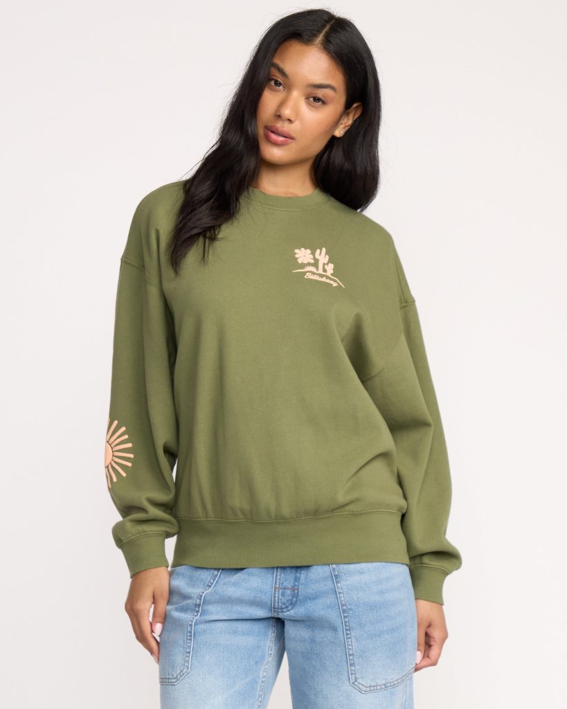 Sun Wave Livin Kendal Crewneck Sweatshirt - Luv Army