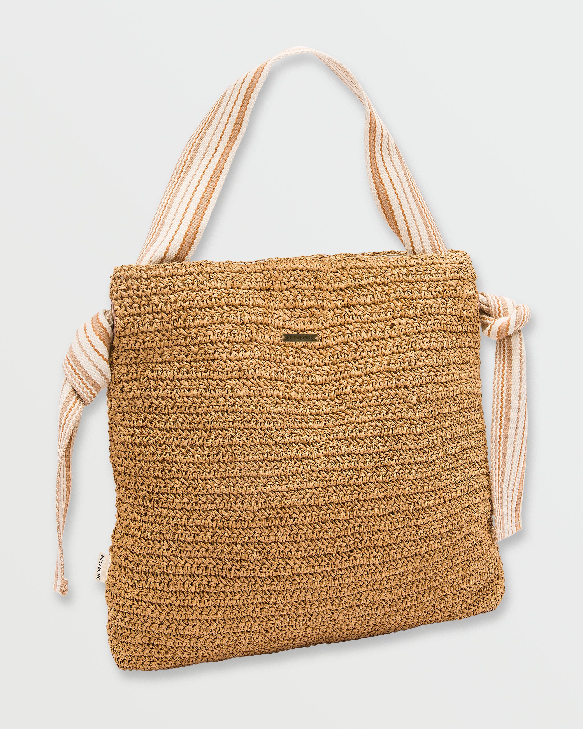 So Knotty Straw Bag - Tan