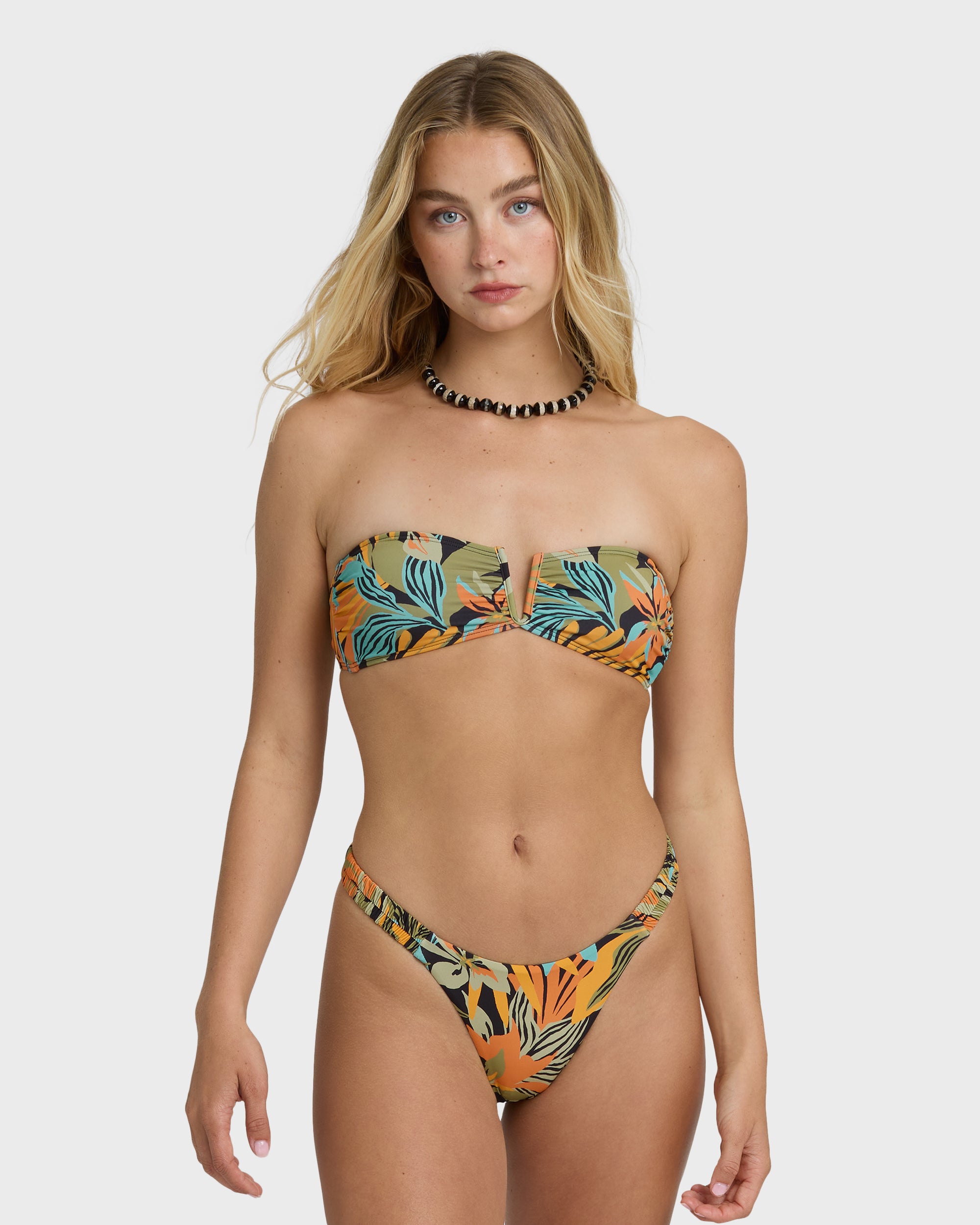 Des Tropiques V Bandeau Bikini Top