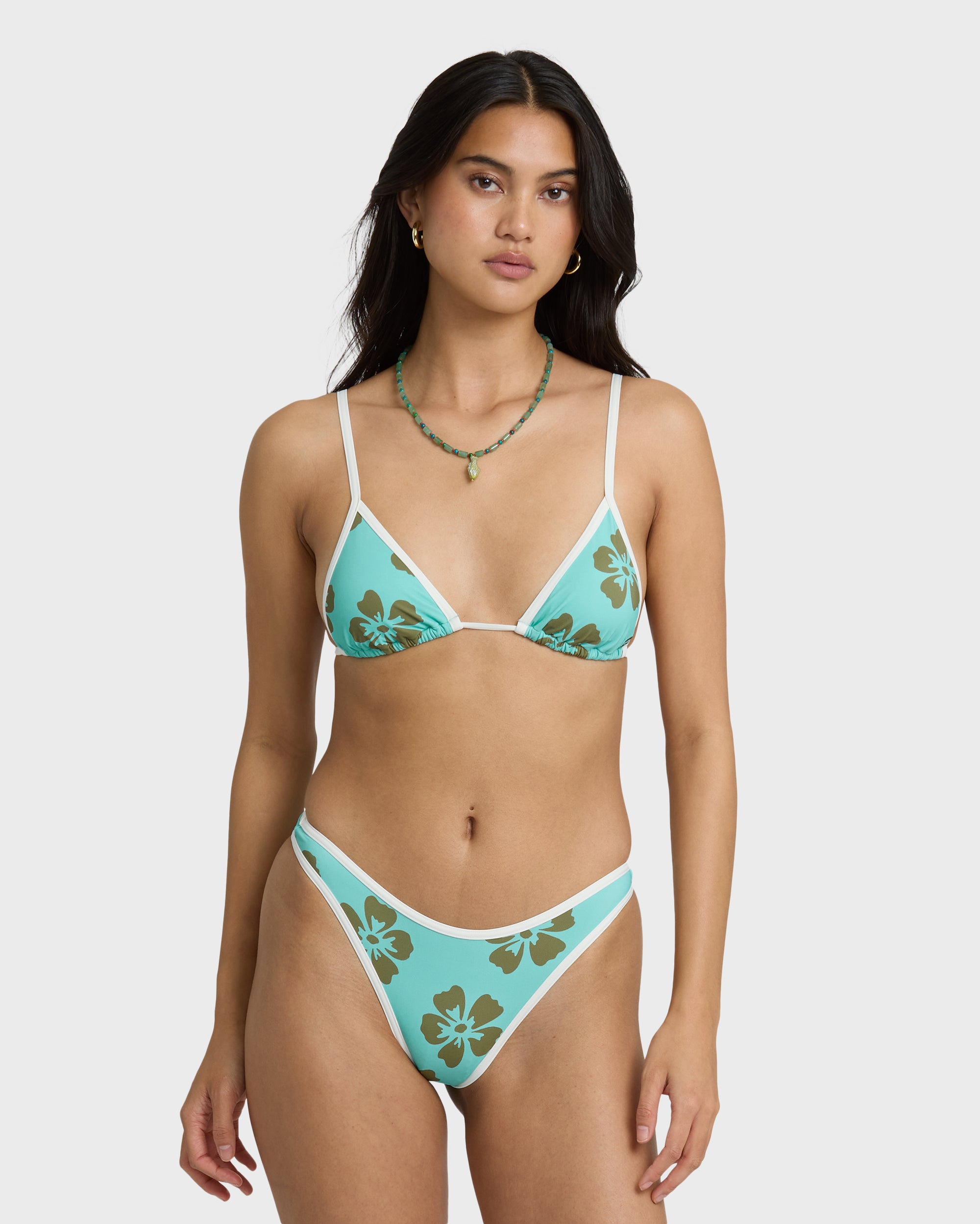 Last Summer Mini Slide Triangle Bikini Top