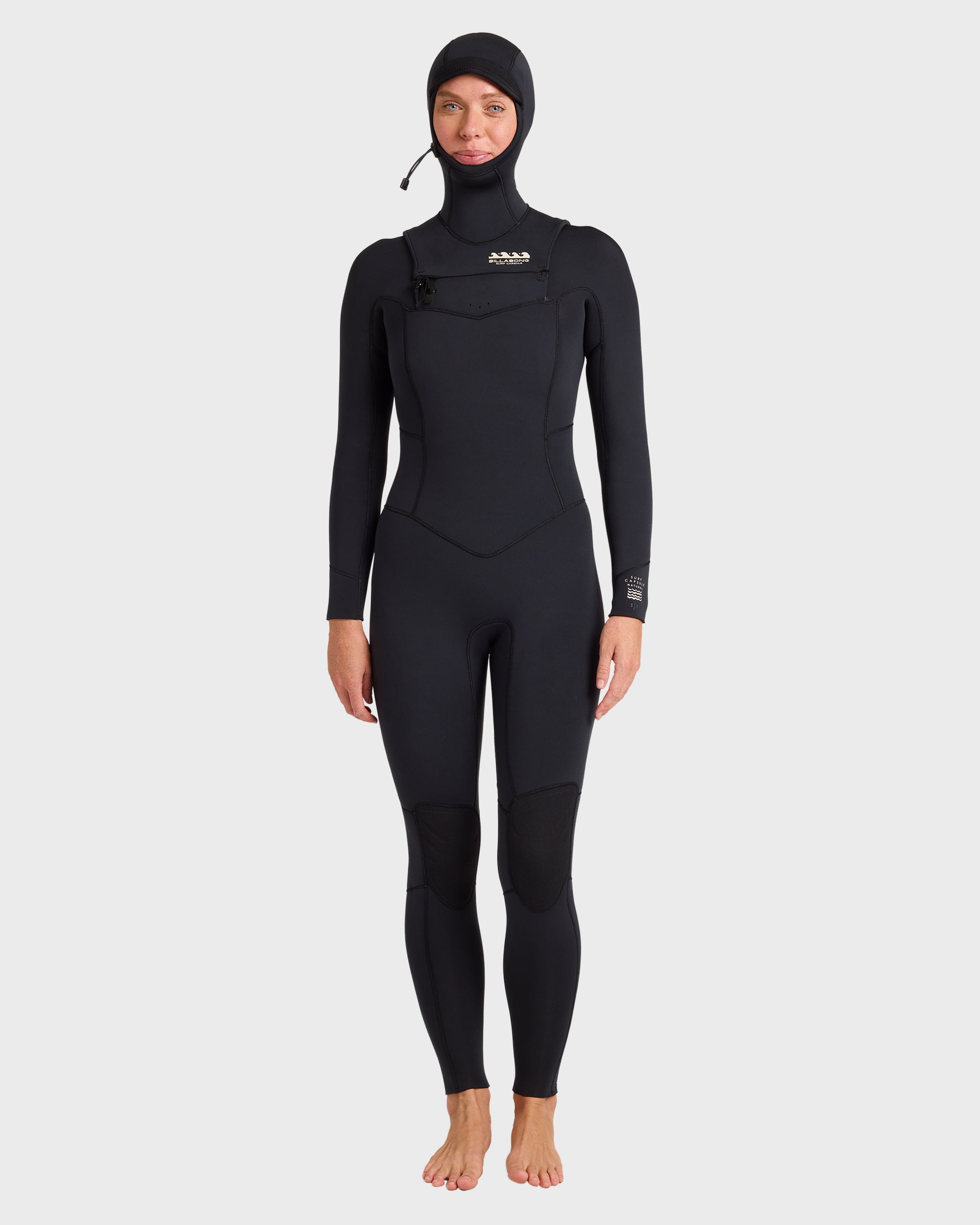 5/4mm Salty Dayz Chest Zip Hooded Full Wetsuit