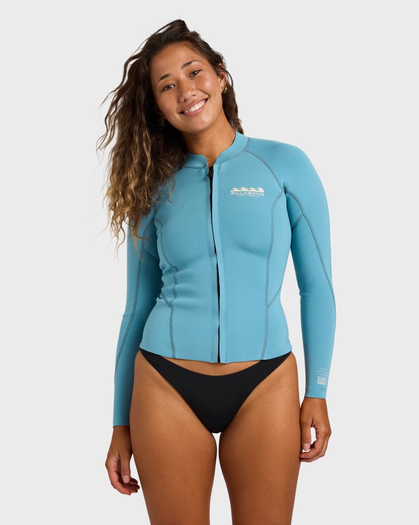Peeky 1mm Long Sleeve Wetsuit Jacket - Surf Blue