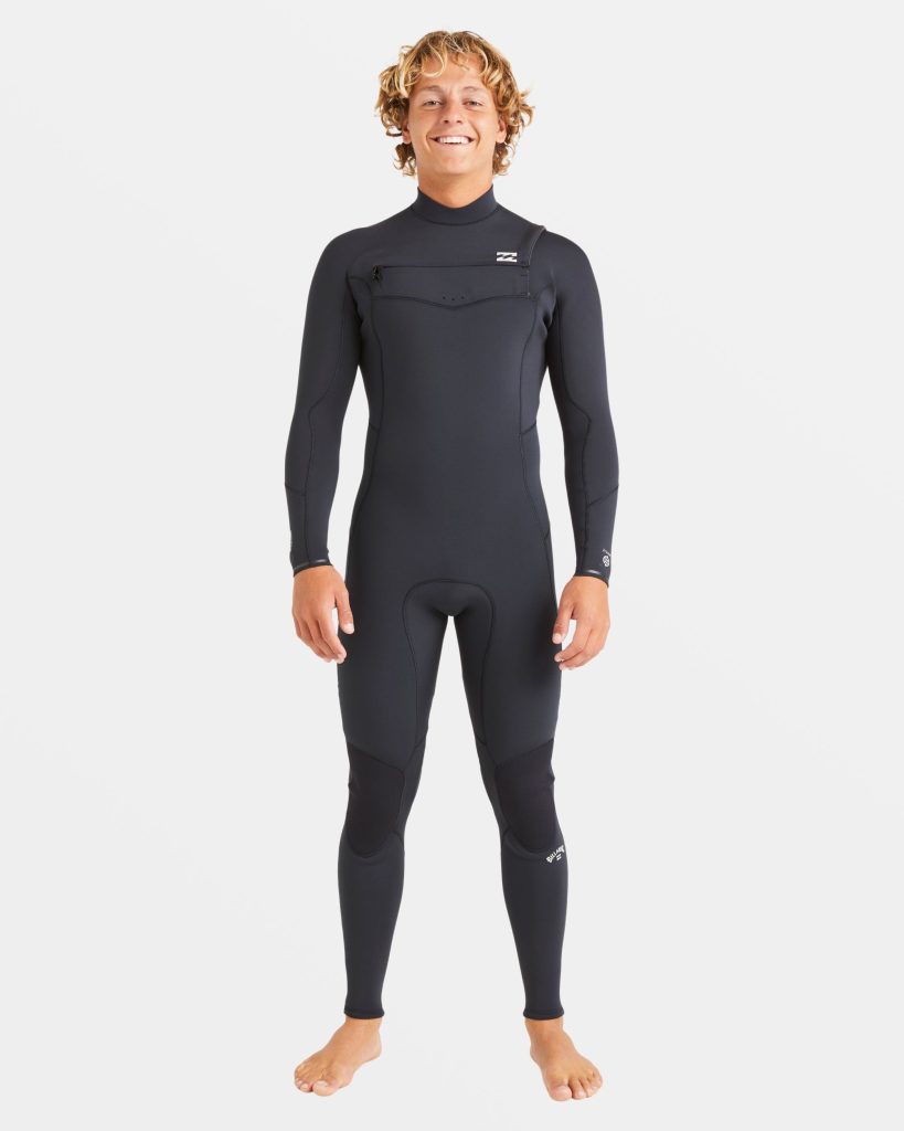 3/2mm Absolute Natural Upcycler GBS Chest Zip Wetsuit - Black