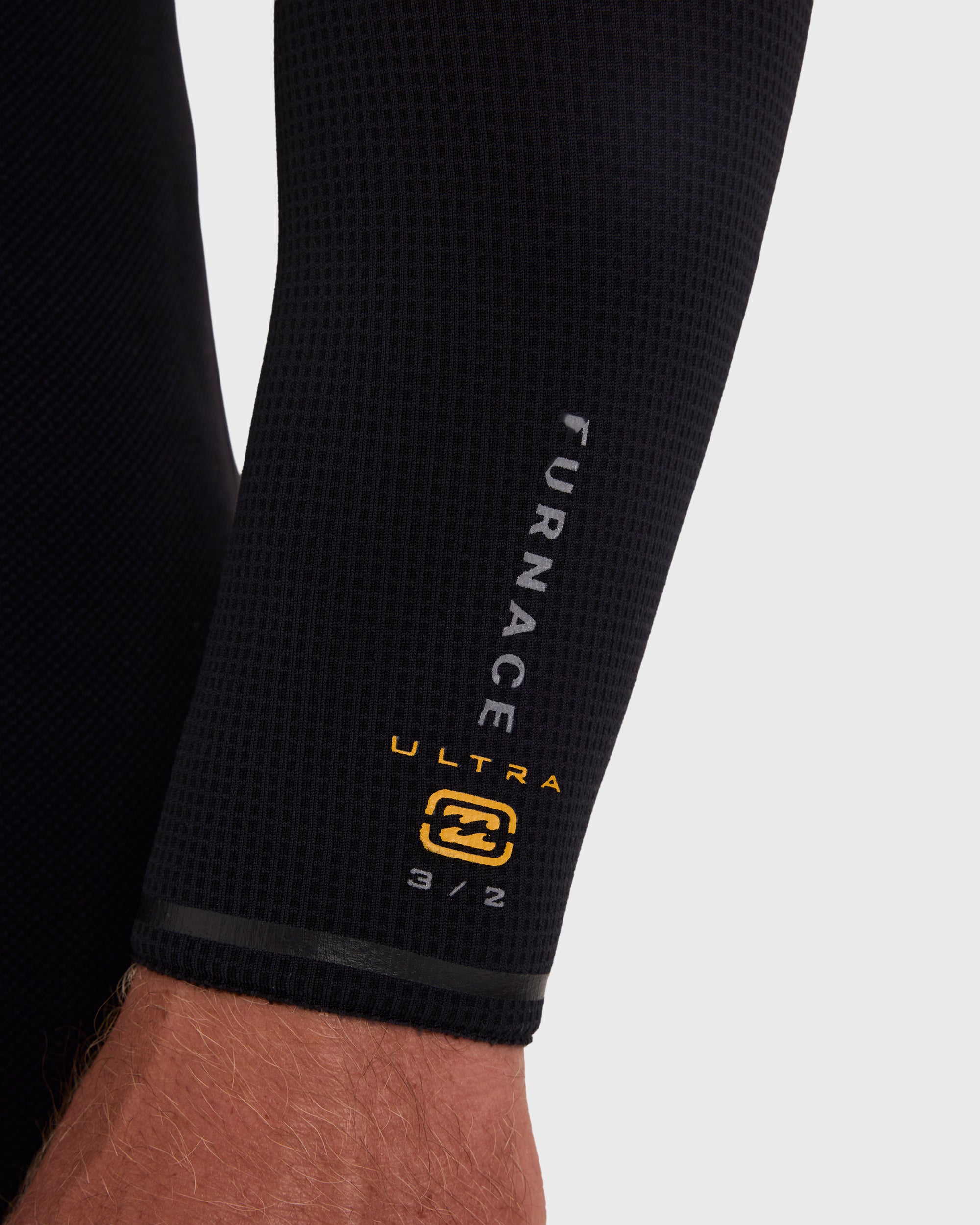 3/2mm Furnace Ultra GBS Gullwing Chest Zip Full Wetsuit - Black