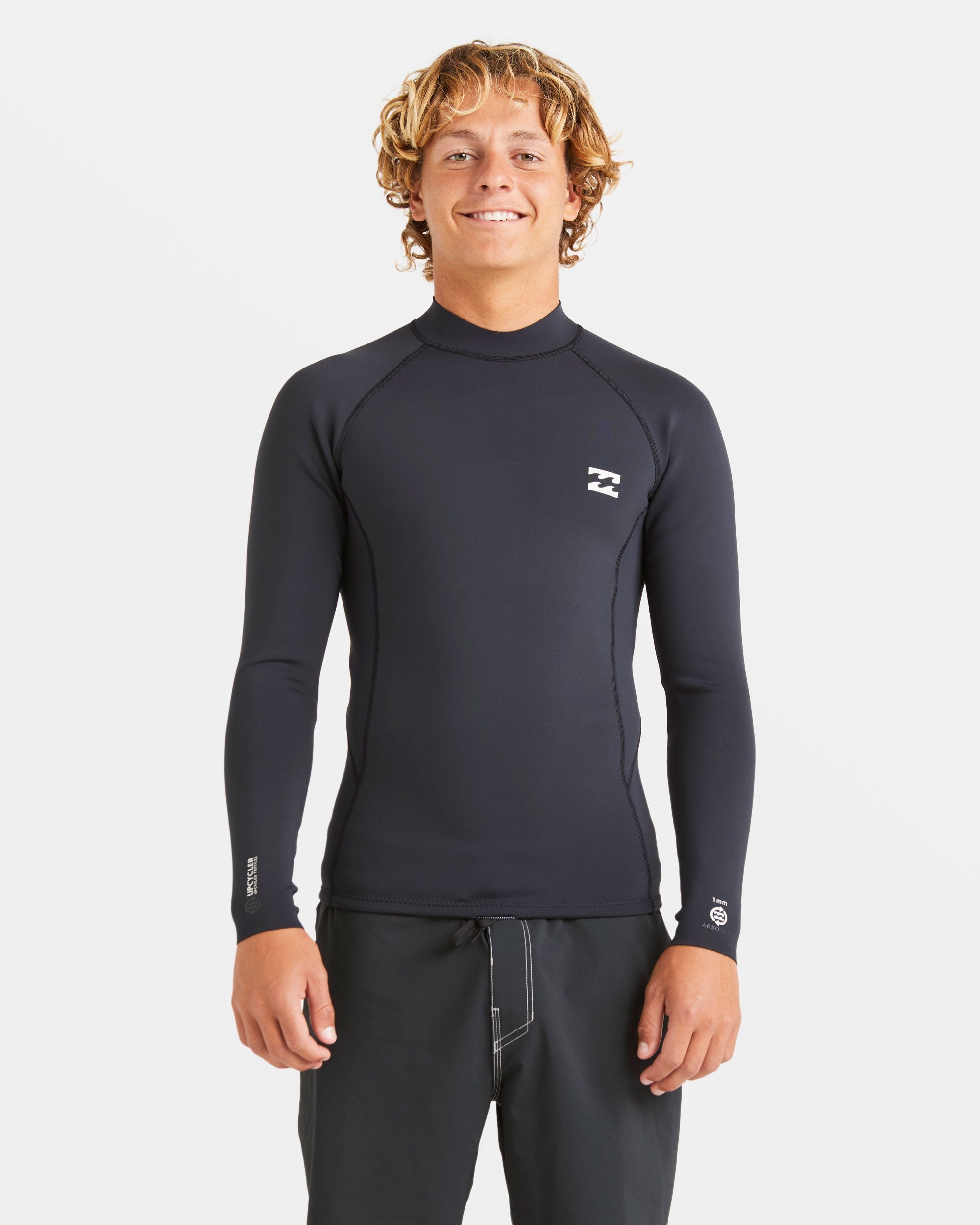 1/1mm Absolute Natural Upcycler Flatlock Back Zip Wetsuit Jacket