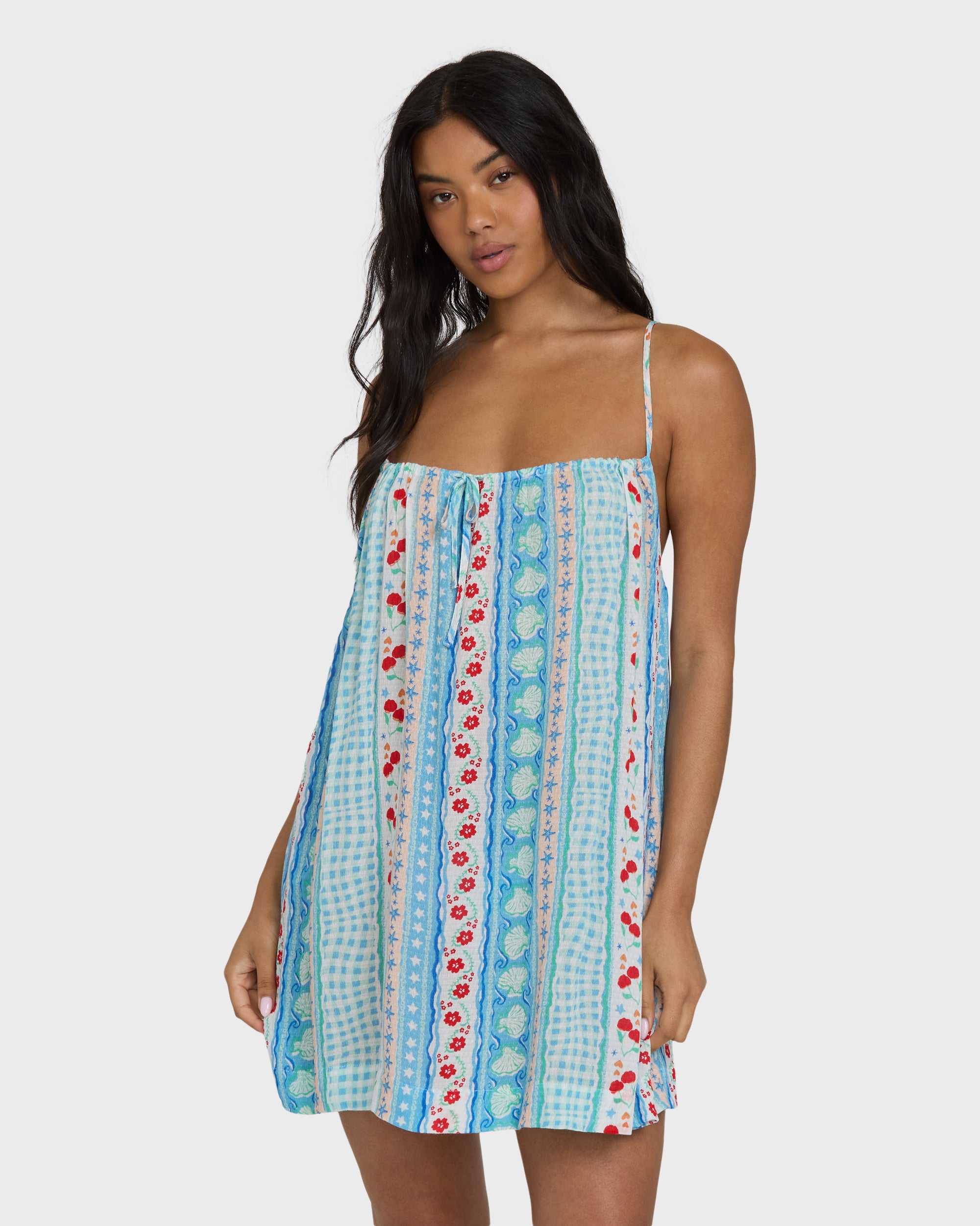 Beach Song Printed Cover-Up Dress