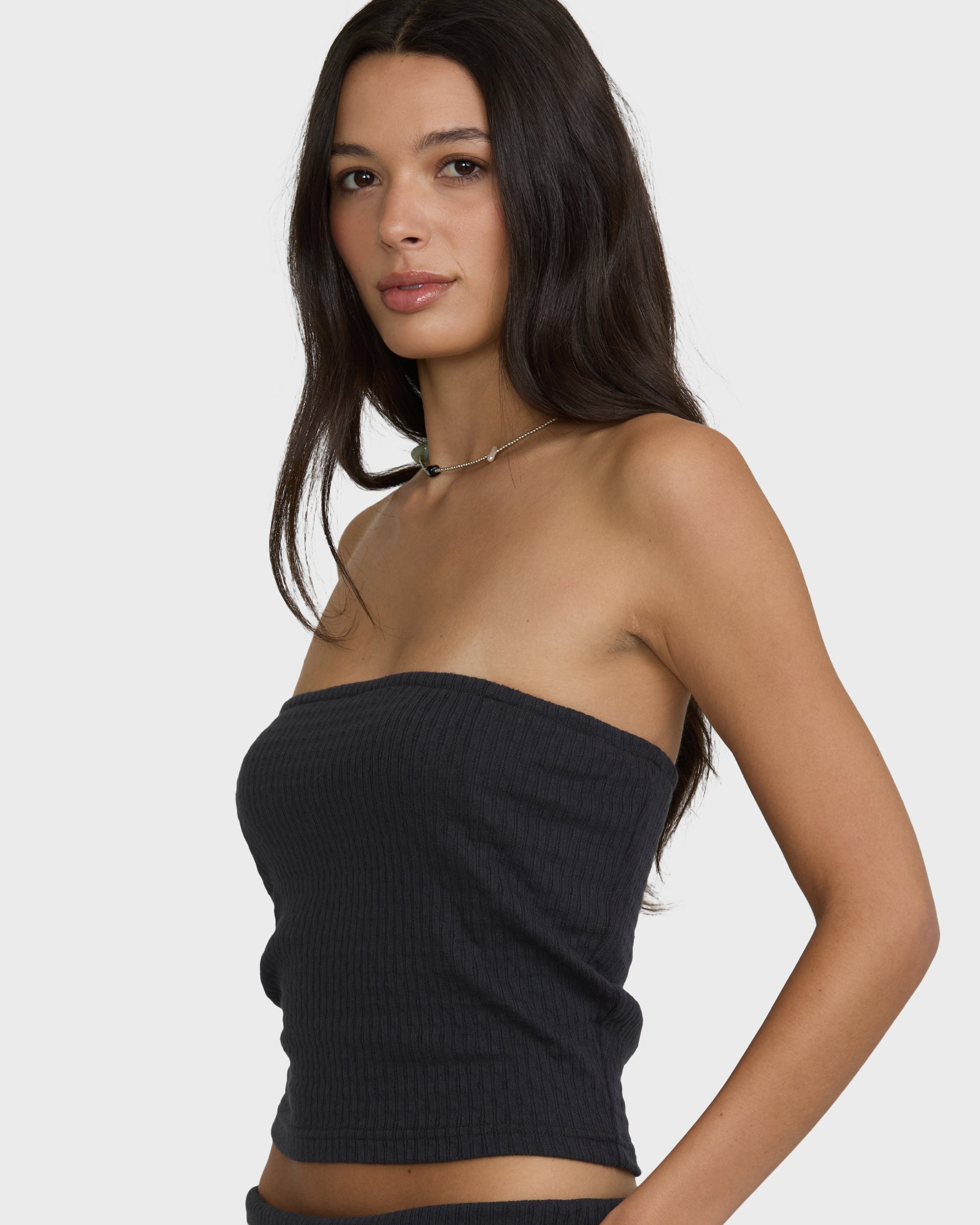 Sweet Coast Tube Top - Black Sands
