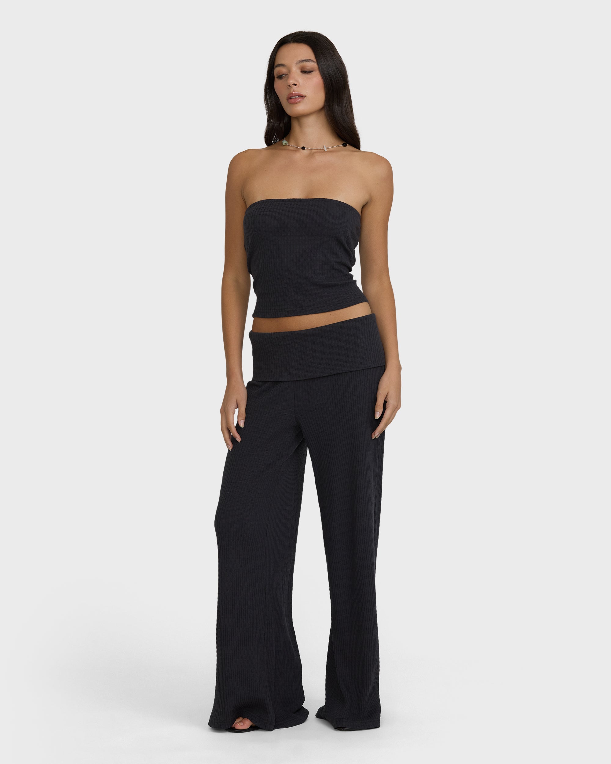 Sweet Coast Tube Top - Black Sands