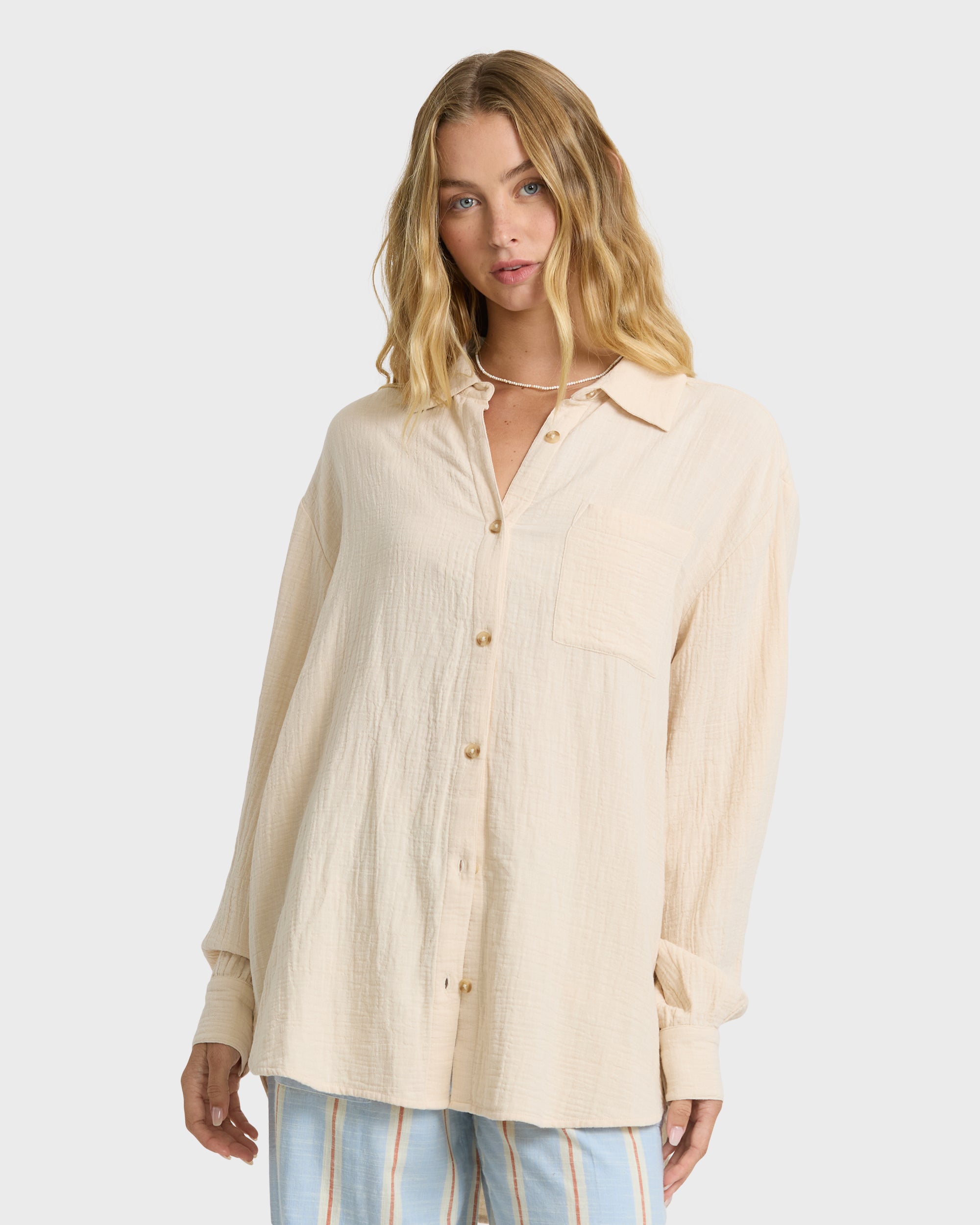 Wanderer Long Sleeve Woven Shirt