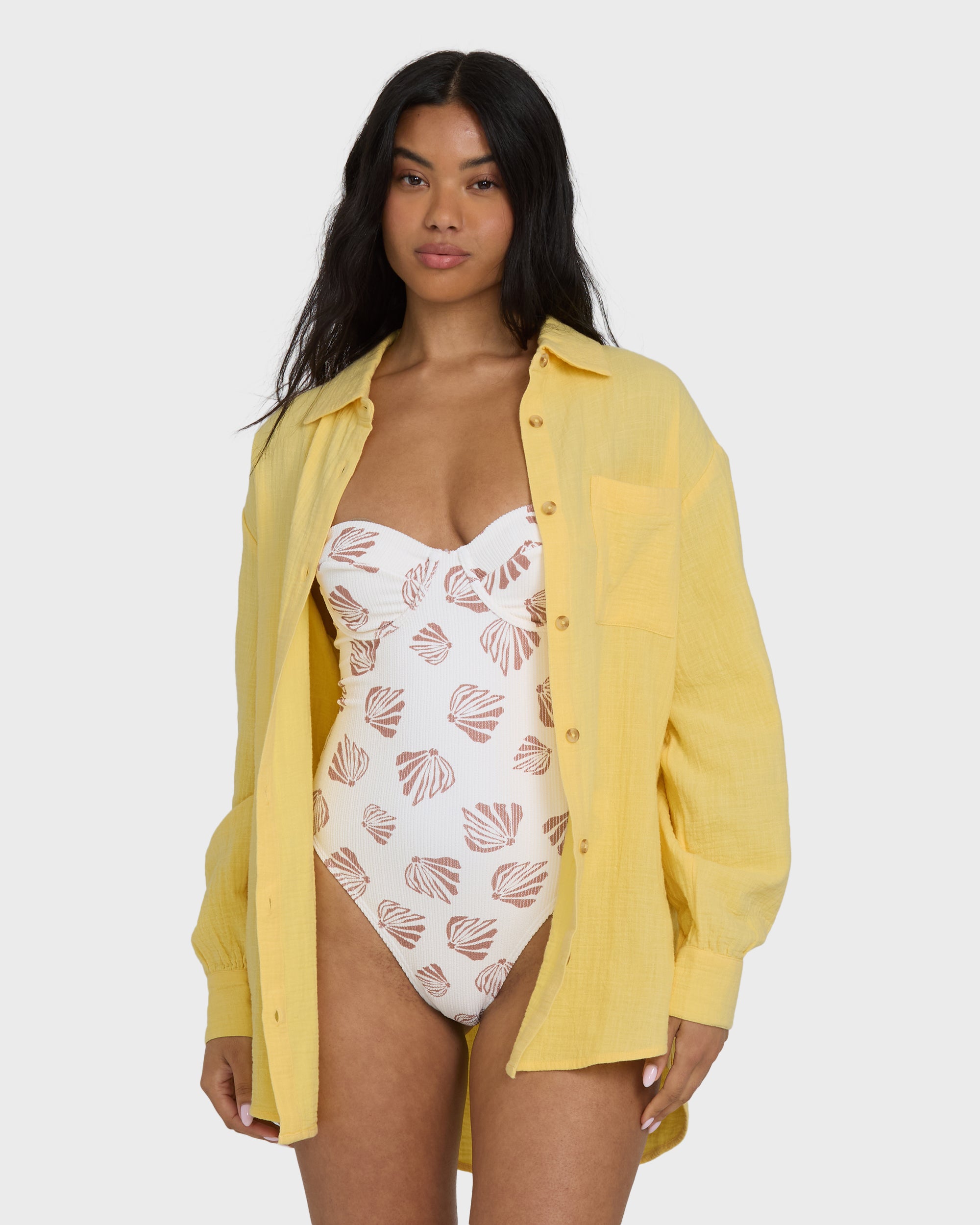 Wanderer Long Sleeve Woven Top