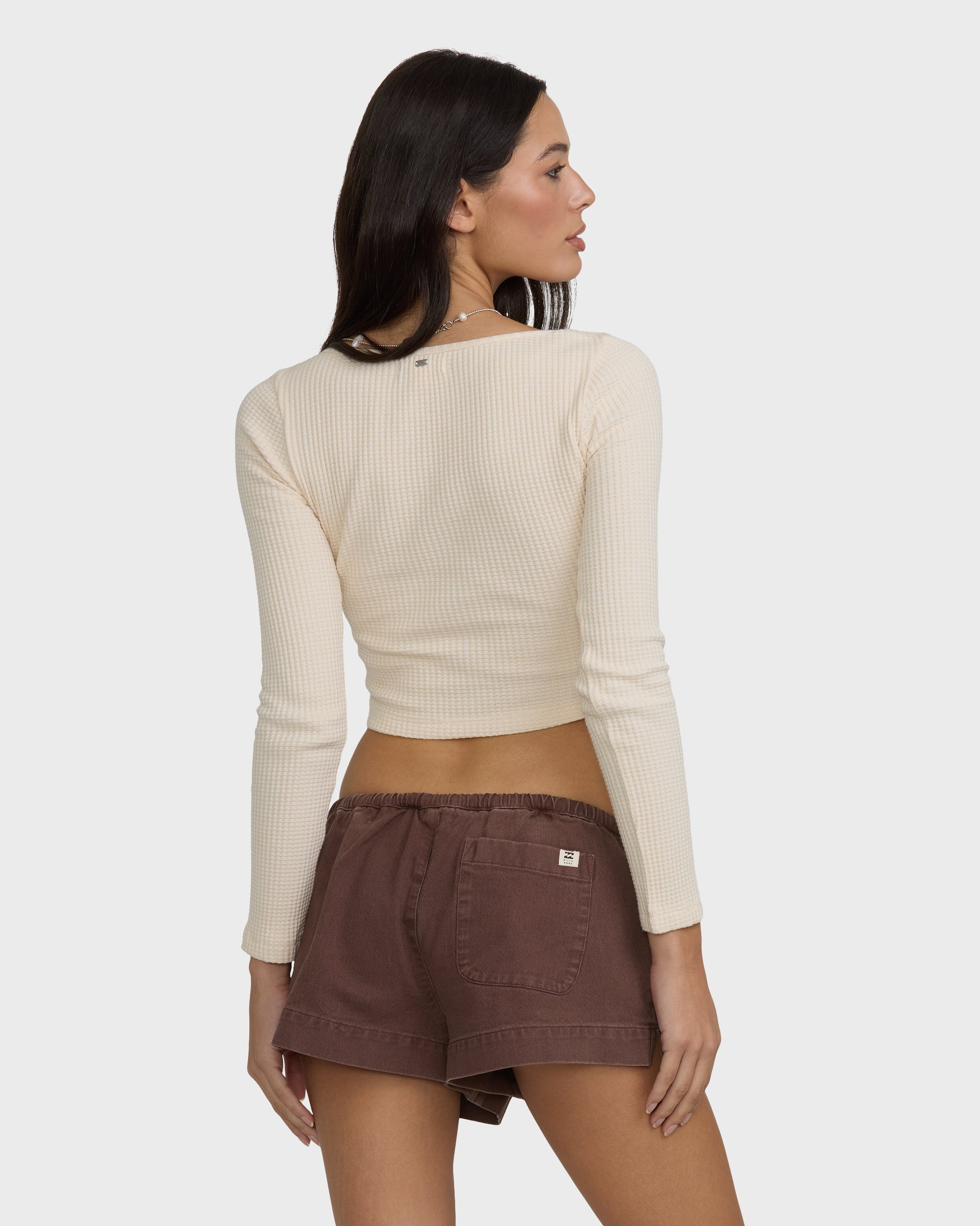 Low Tide Solid Twill Shorts - Teak