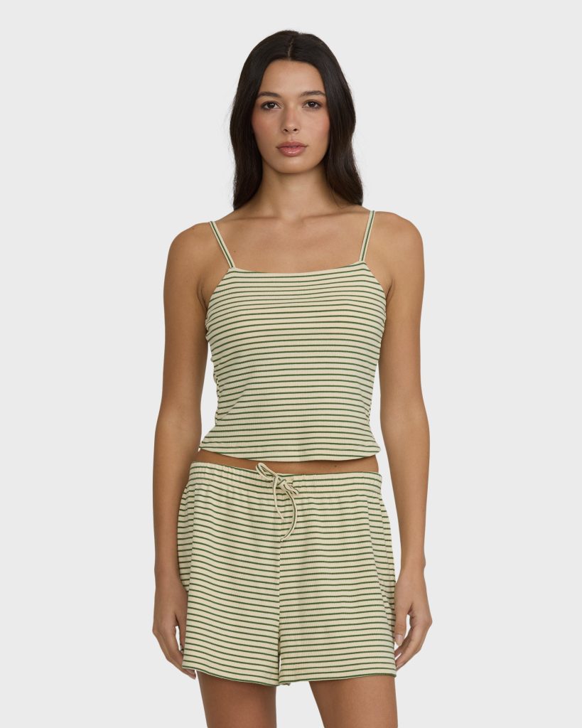 Easy Livin Knit Shorts - Army Green