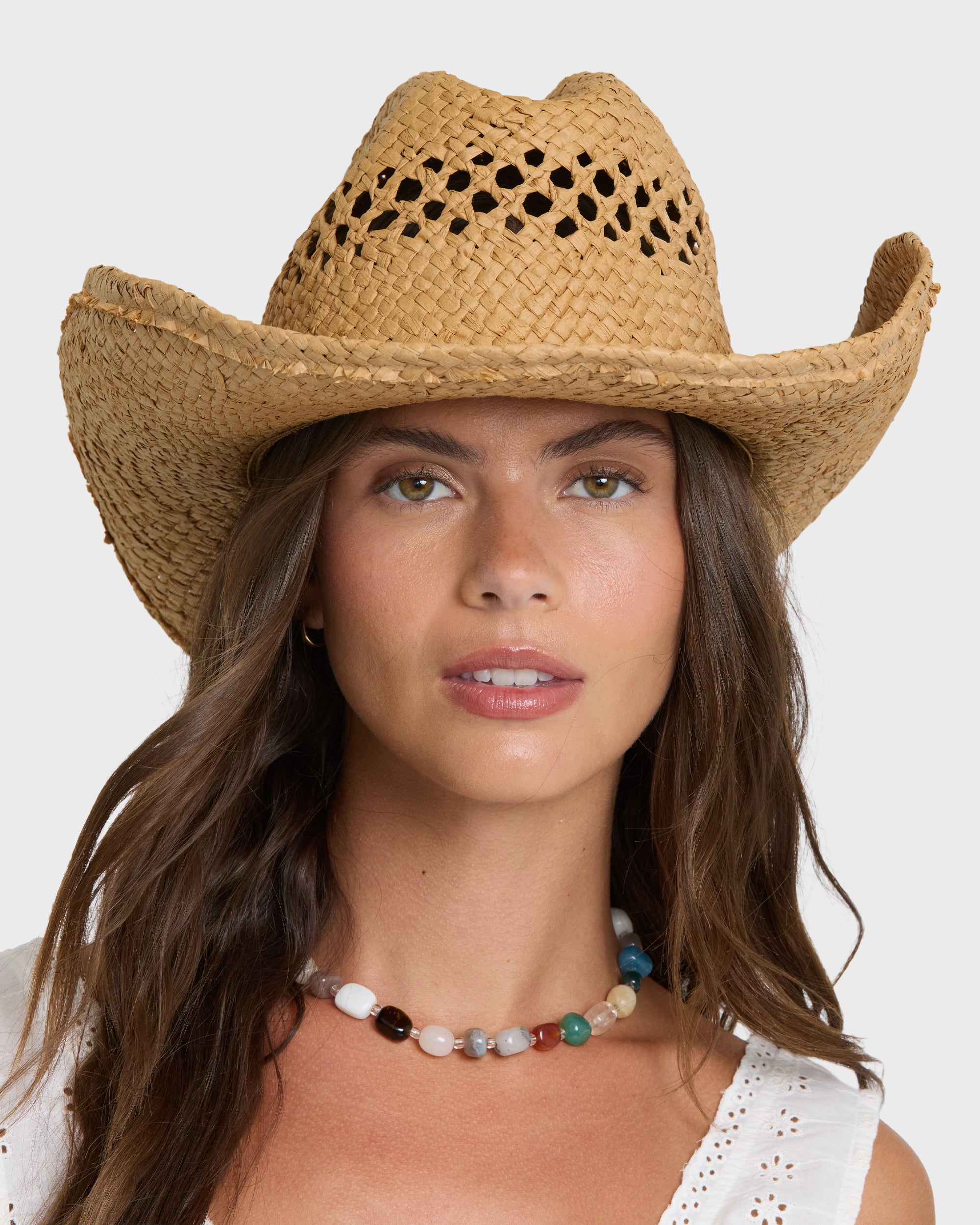 Wild Waves Wide Brim Straw Hat