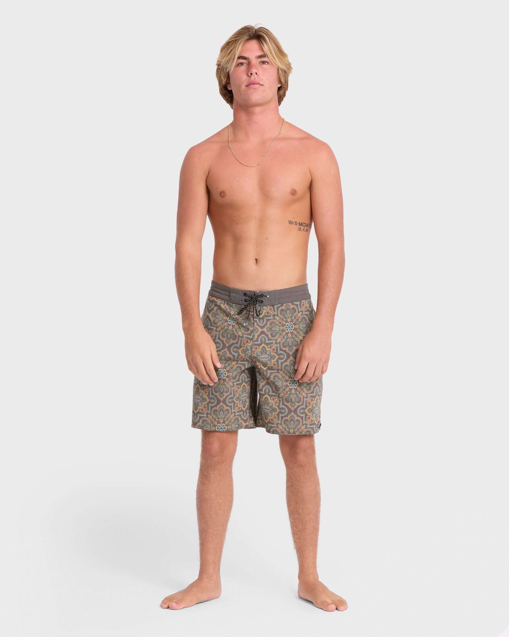 Good Times Lo Tide 17.5" Boardshorts - Slate Black