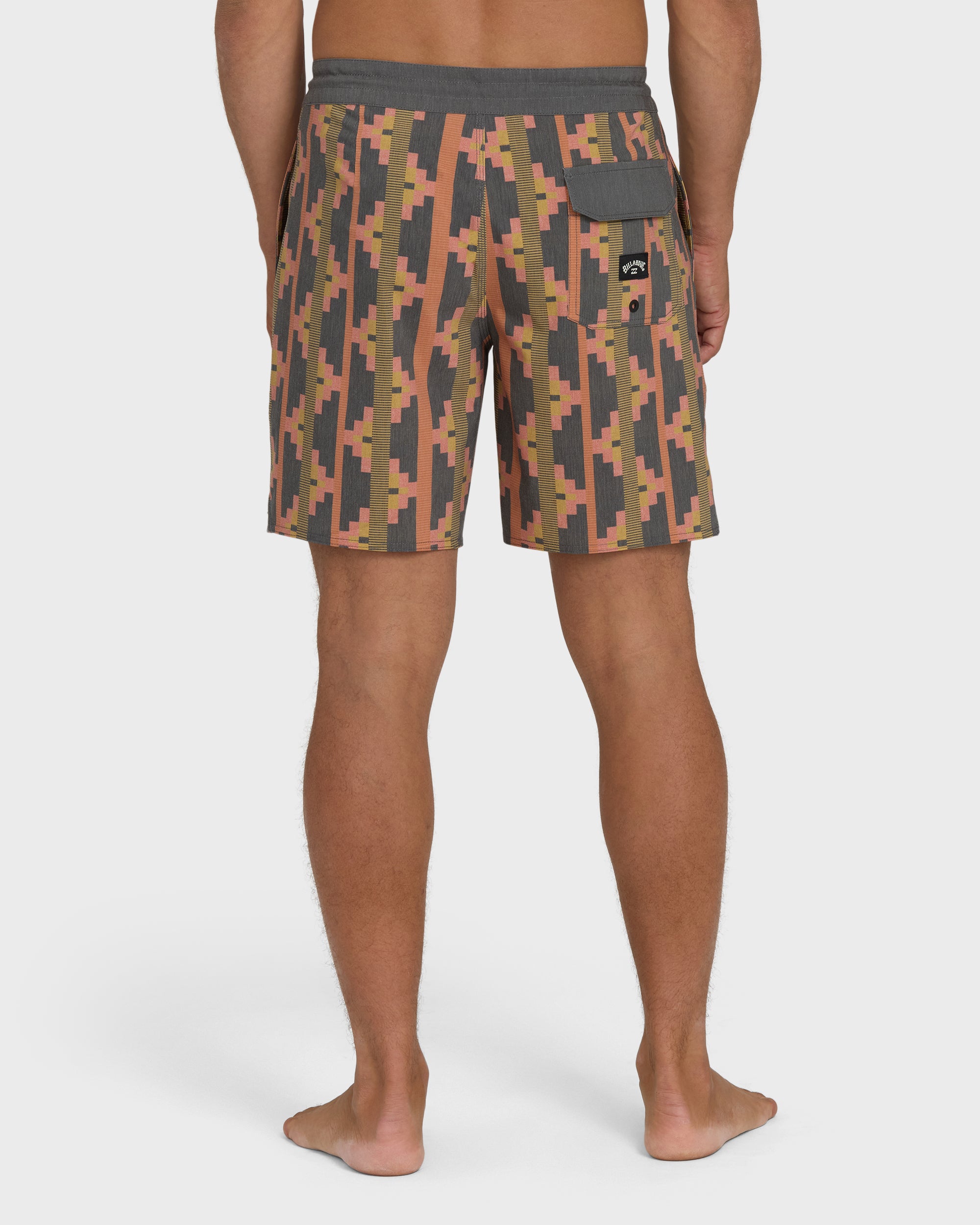 Good Times Lo Tide 17" Boardshorts - Rust