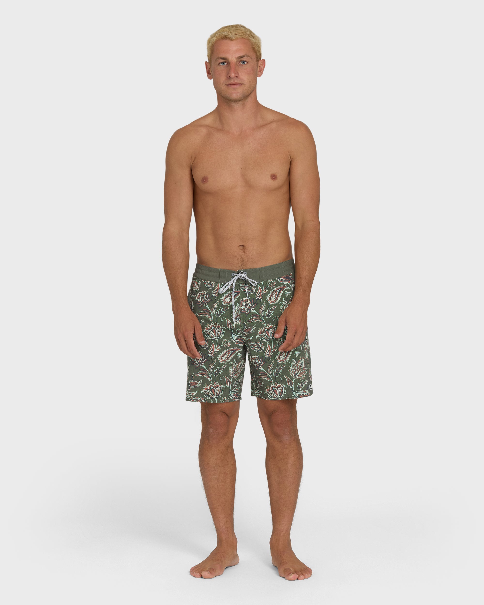 Good Times Low Tide 17" Boardshorts - Winter Moss