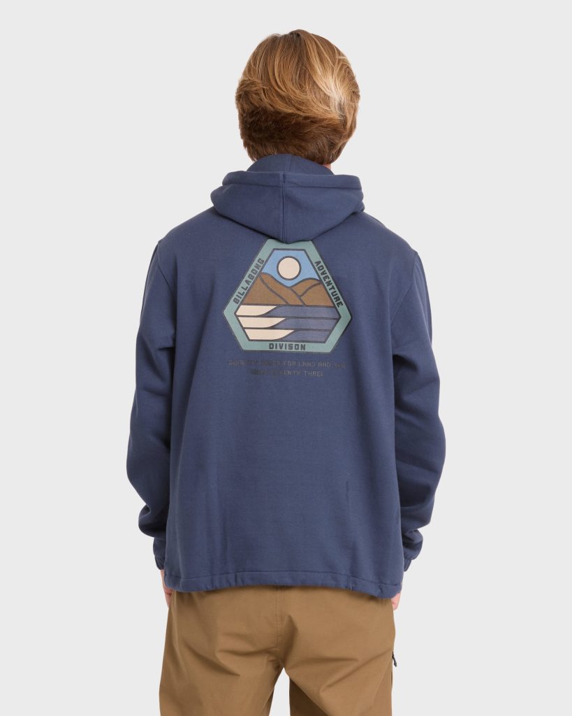 A/Div Compass Pullover Hoodie - Blue Graphite