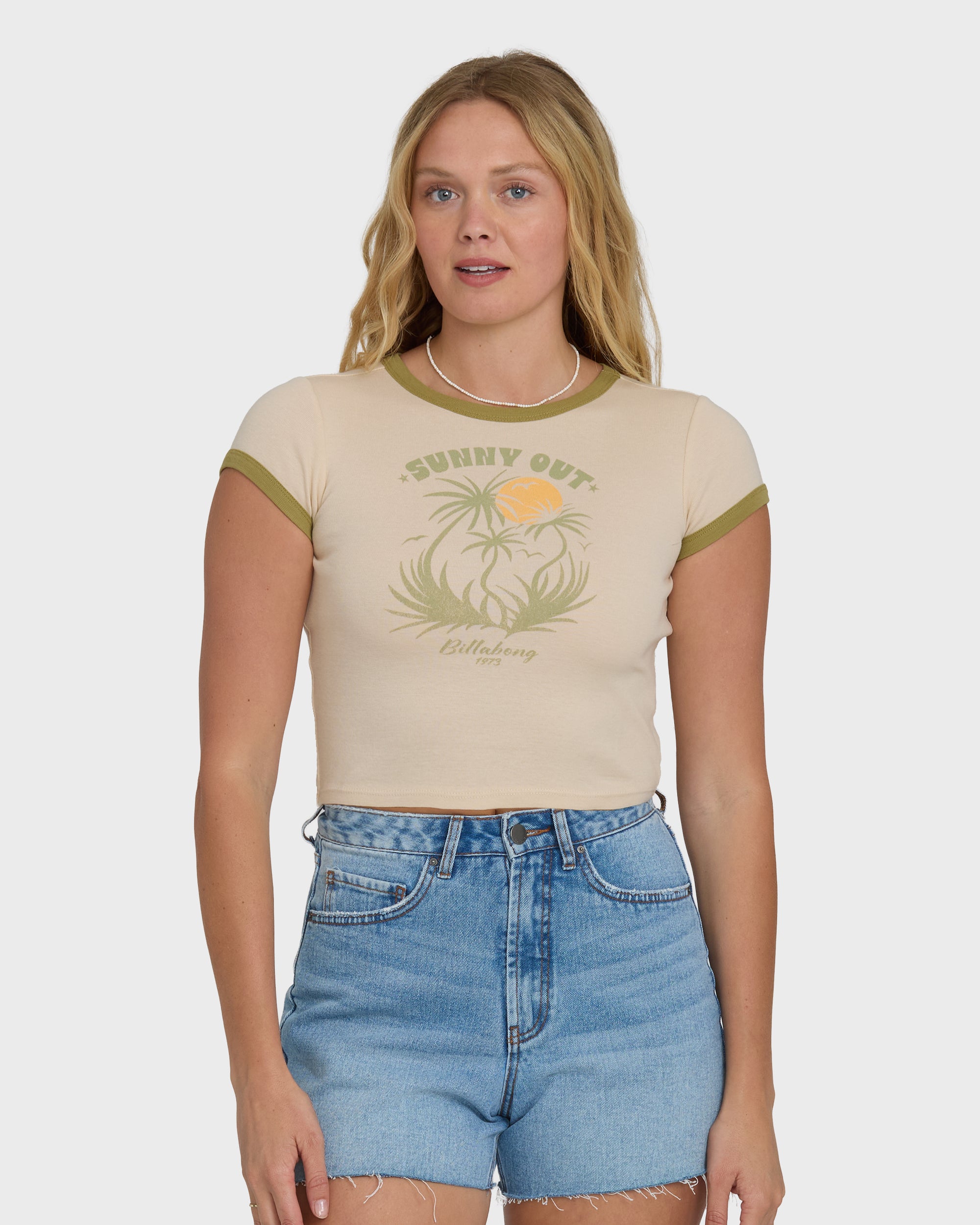 Sunny Out Short Sleeve Cotton T-Shirt