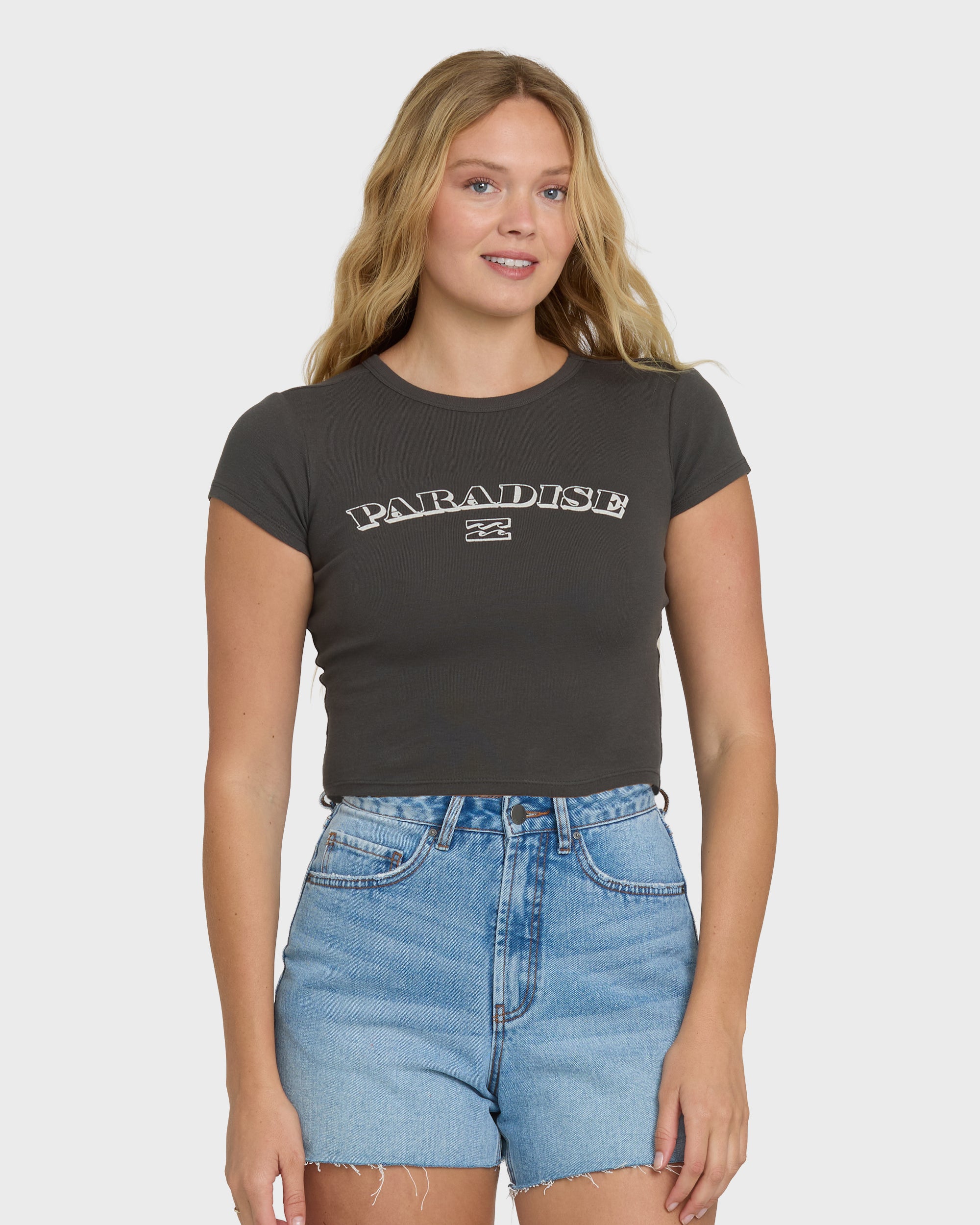 Off We Go Short Sleeve Knit T-Shirt
