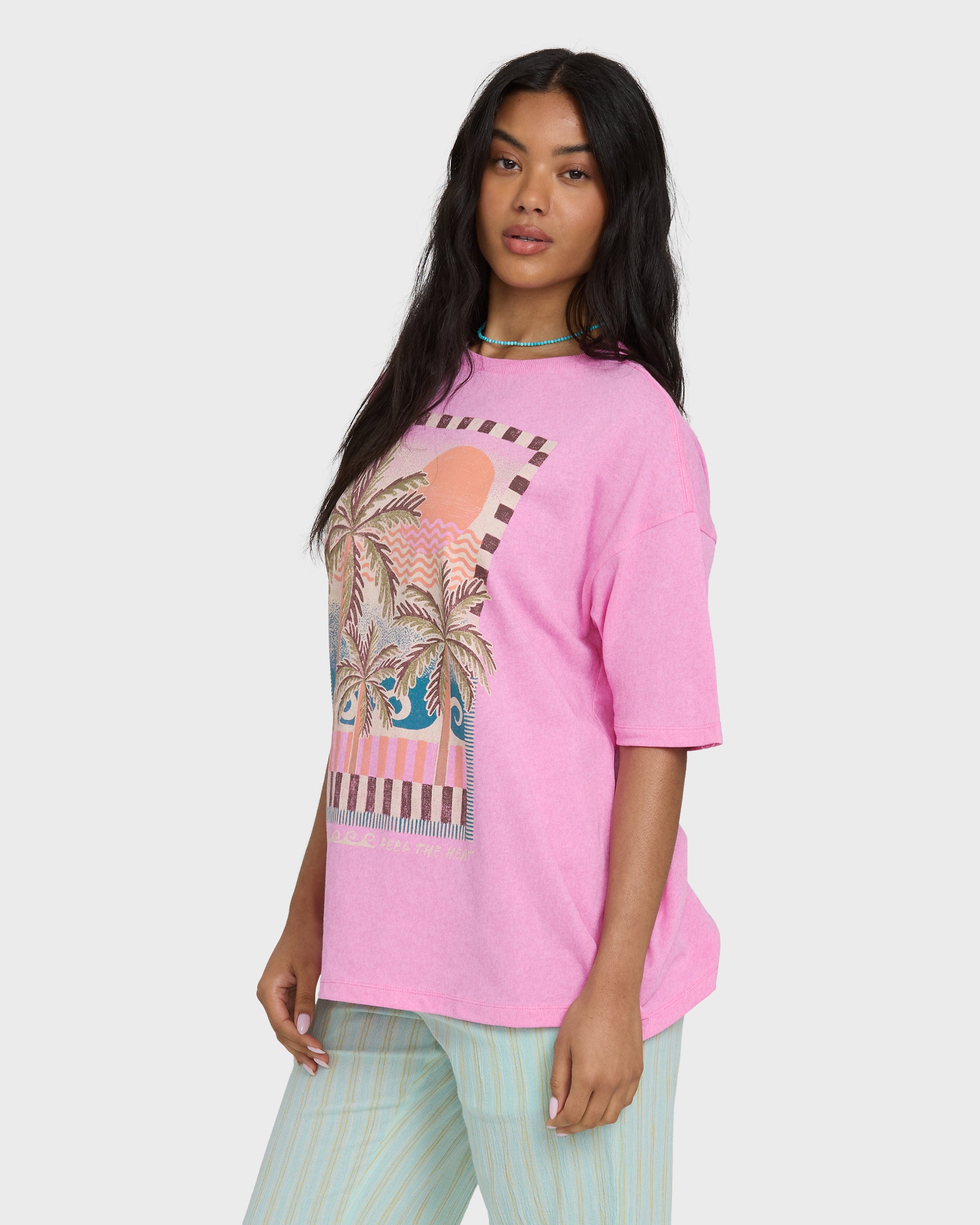 Feel The Heat Short Sleeve Knit T-Shirt